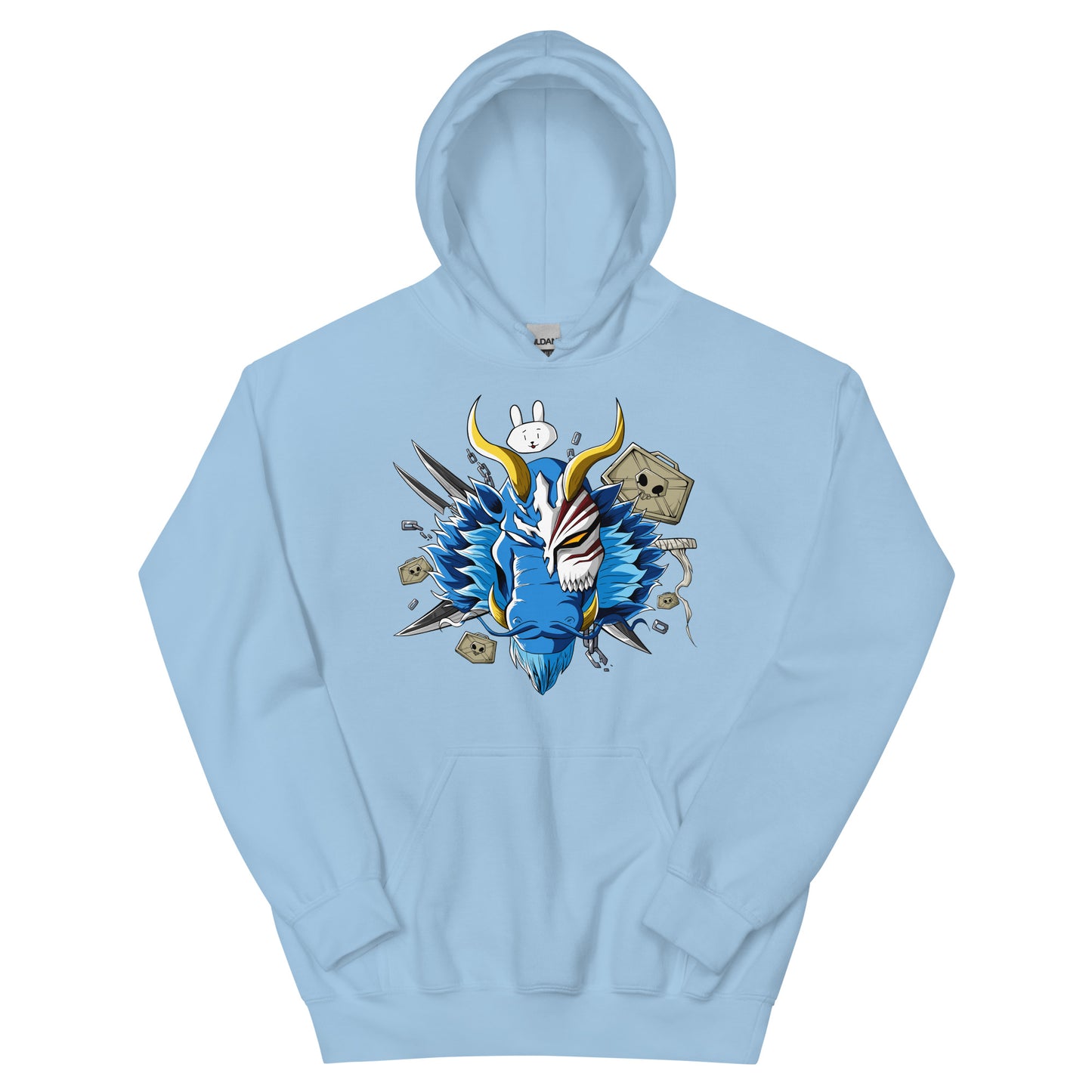 Blue Ichigo Dragon Hoodie