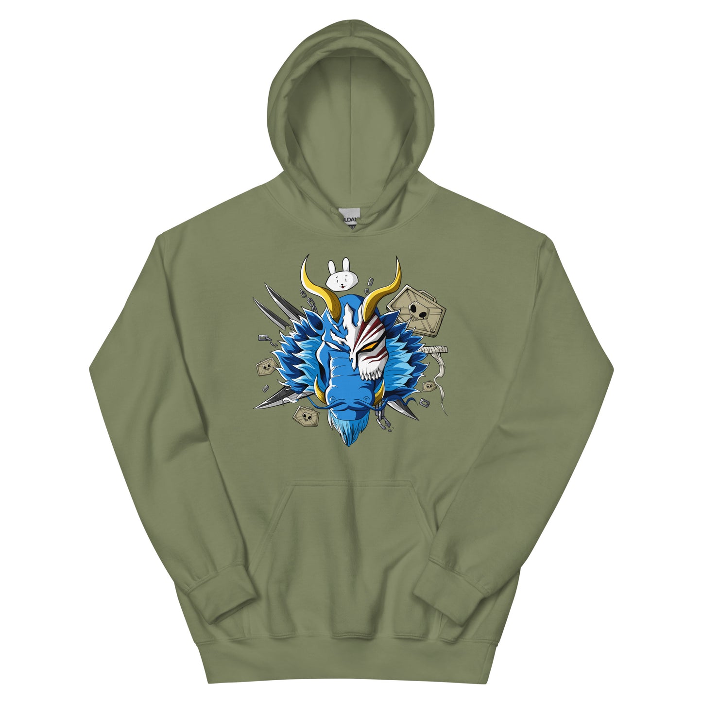 Blue Ichigo Dragon Hoodie