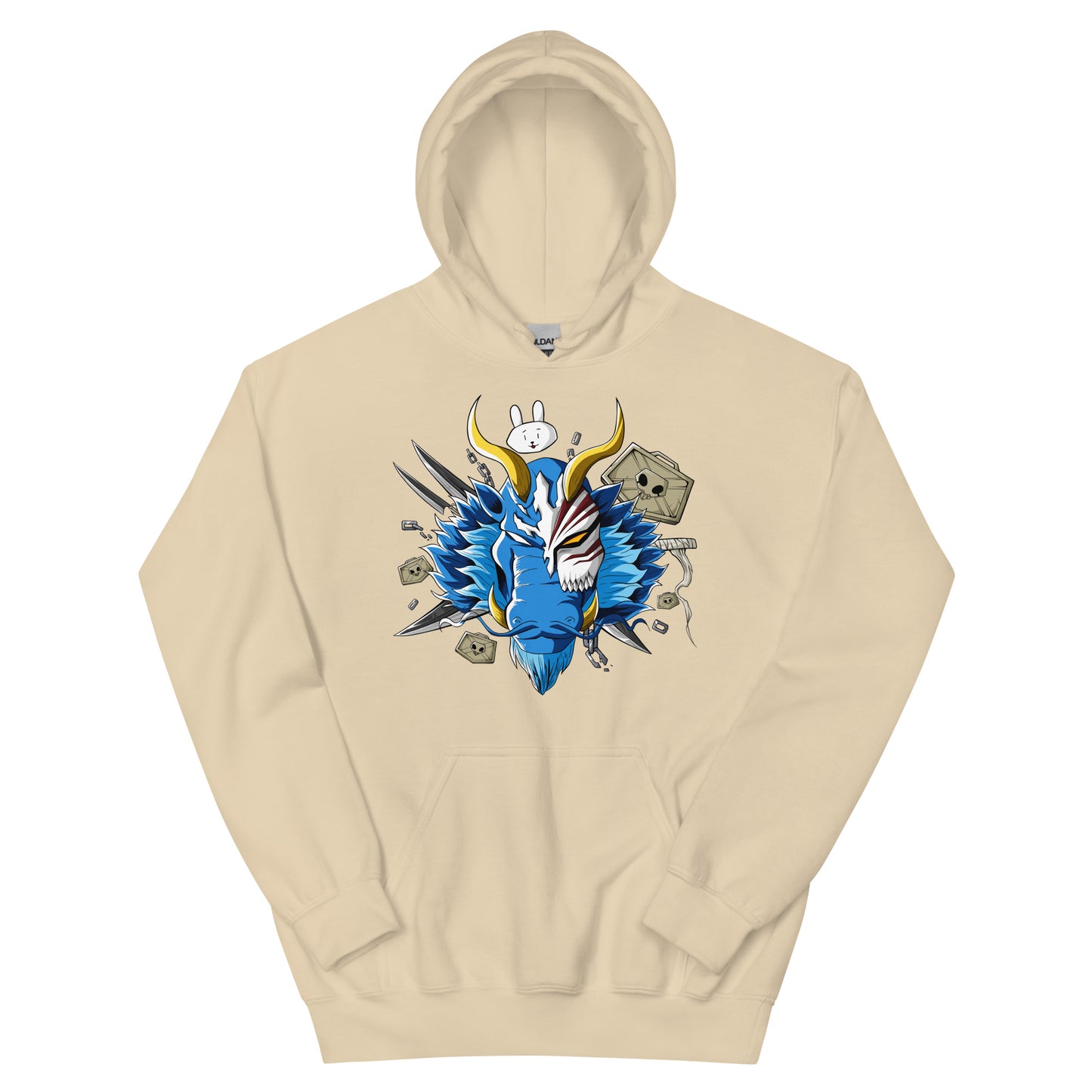 Blue Ichigo Dragon Hoodie