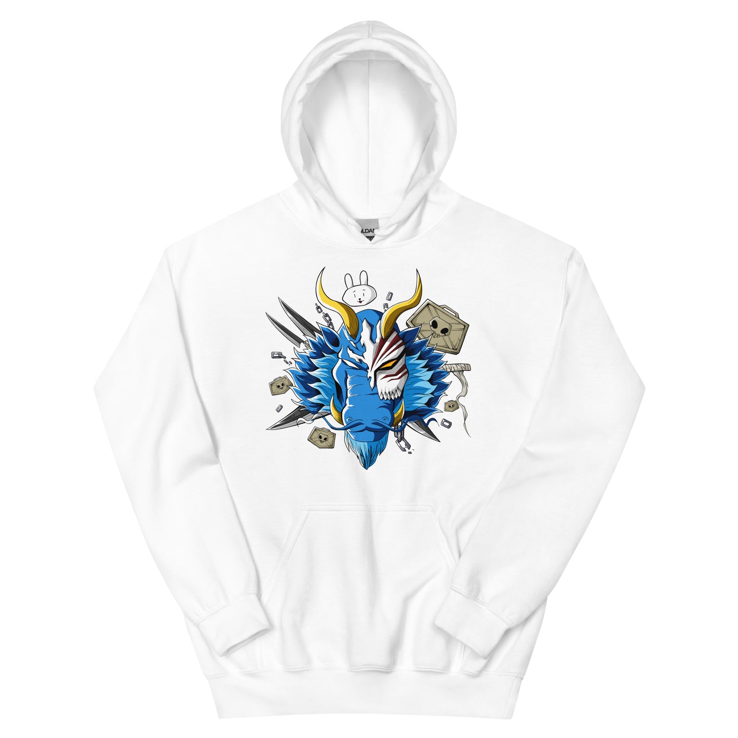 Blue Ichigo Dragon Hoodie