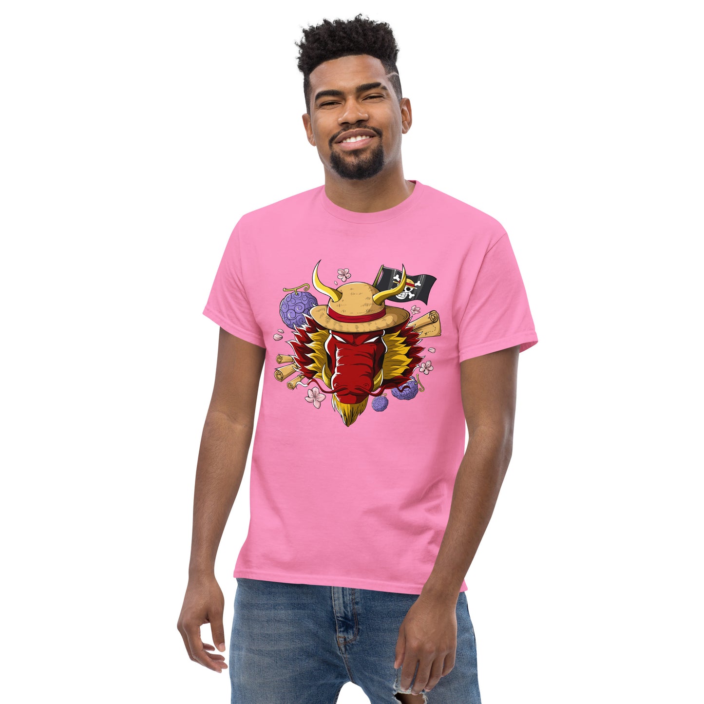 Red Luffy Dragon T-Shirt