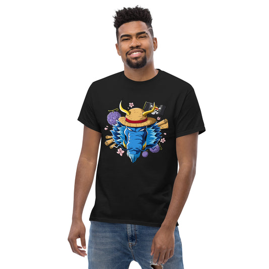 Blue Luffy Dragon T-Shirt