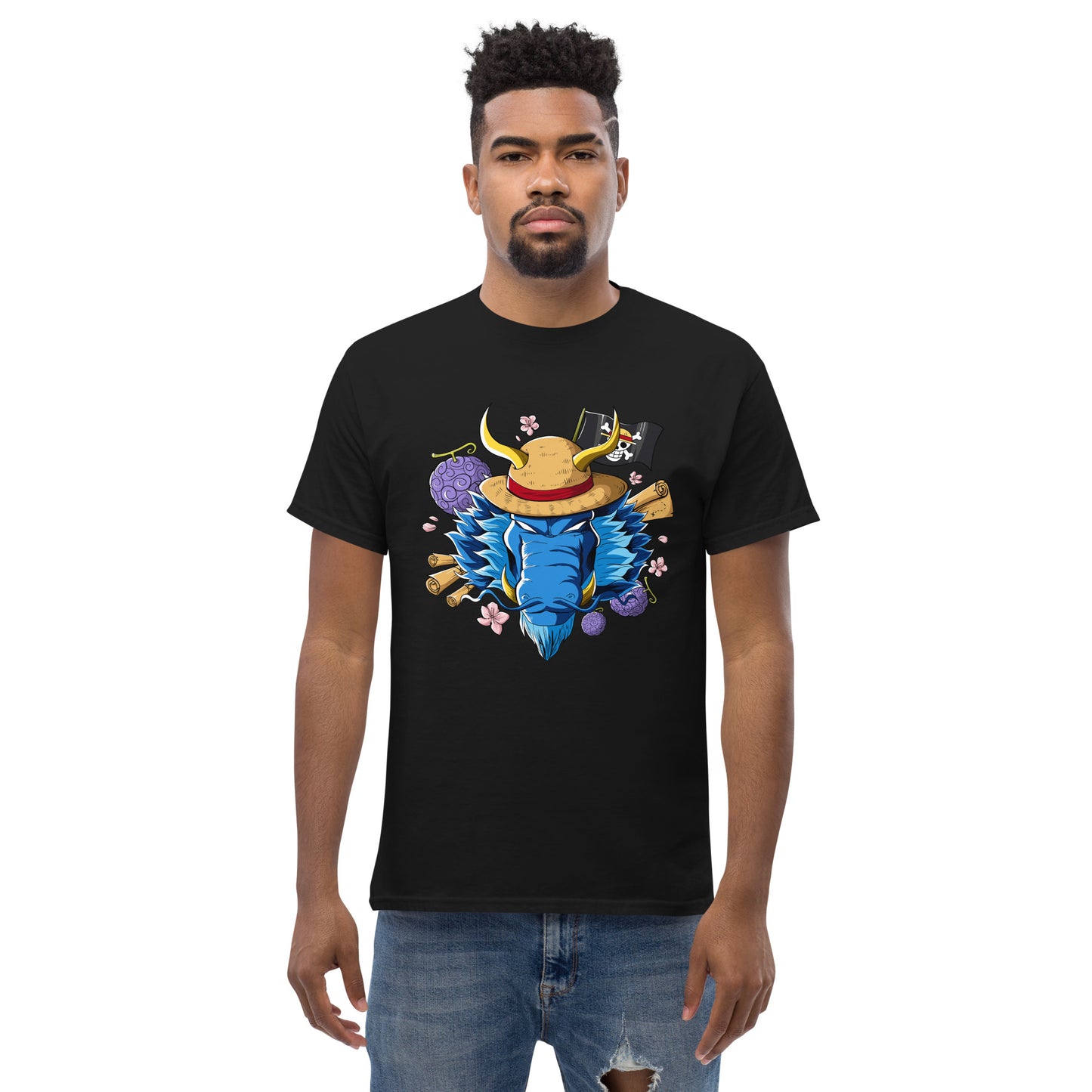 Blue Luffy Dragon T-Shirt