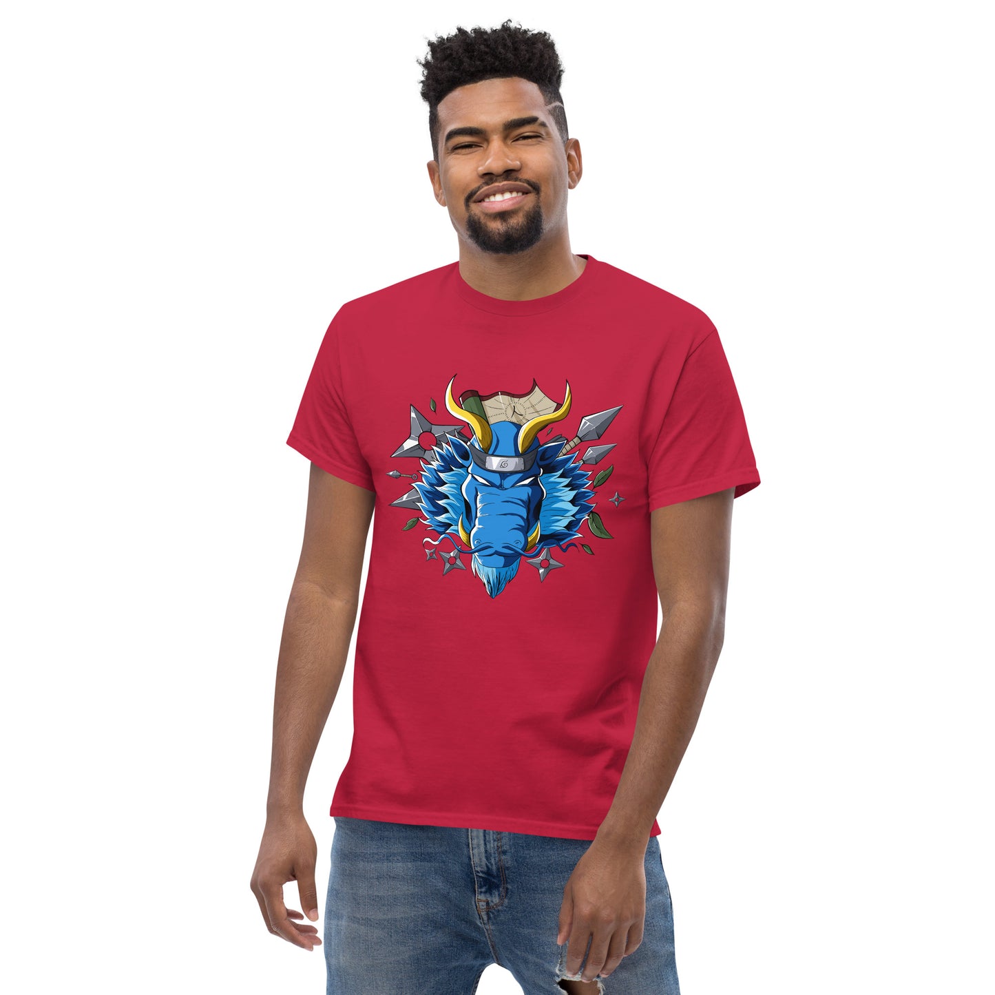 Blue Naruto Dragon T-Shirt