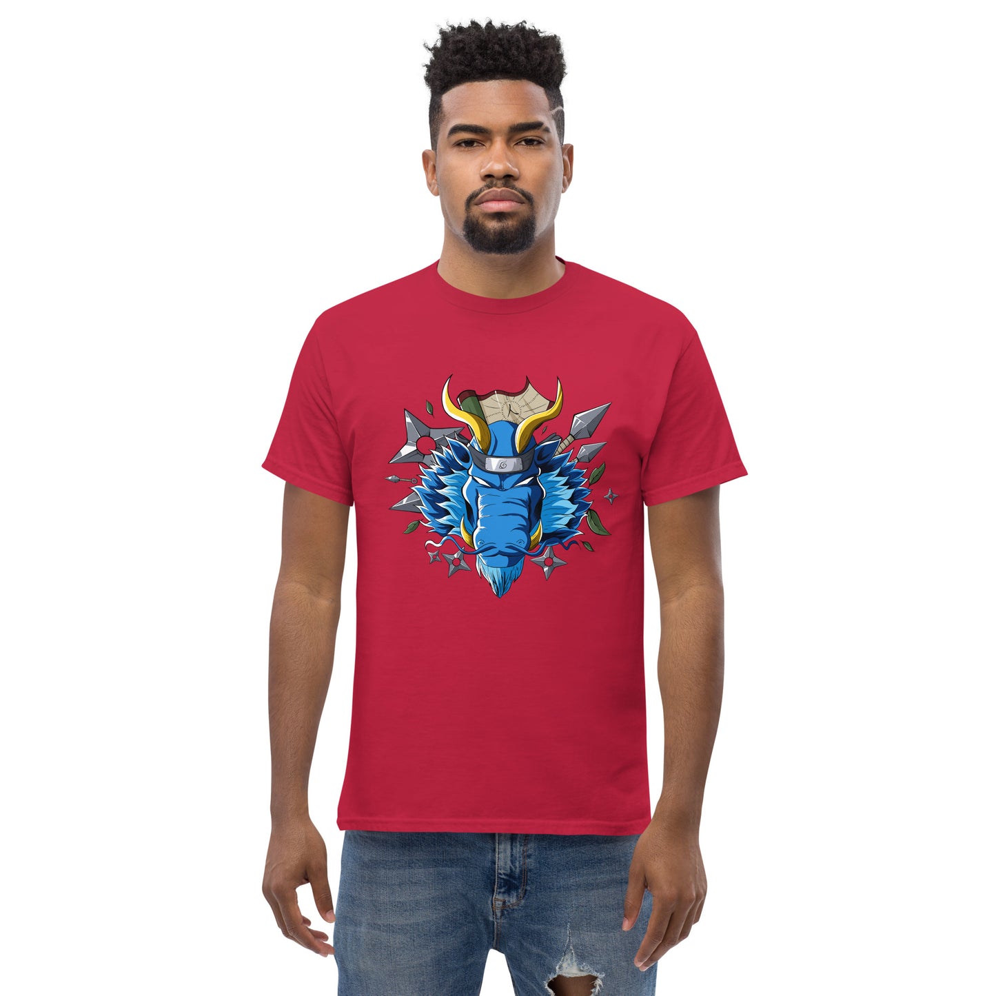 Blue Naruto Dragon T-Shirt