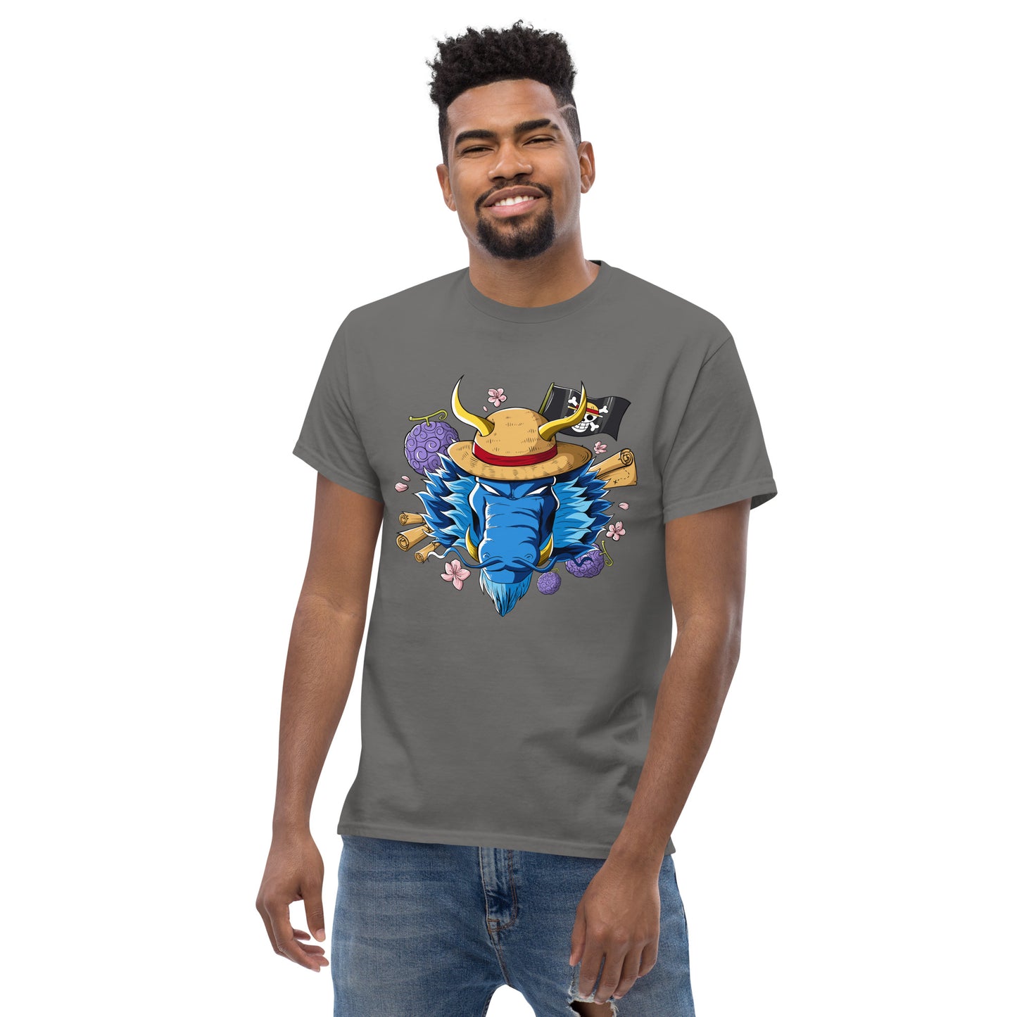 Blue Luffy Dragon T-Shirt