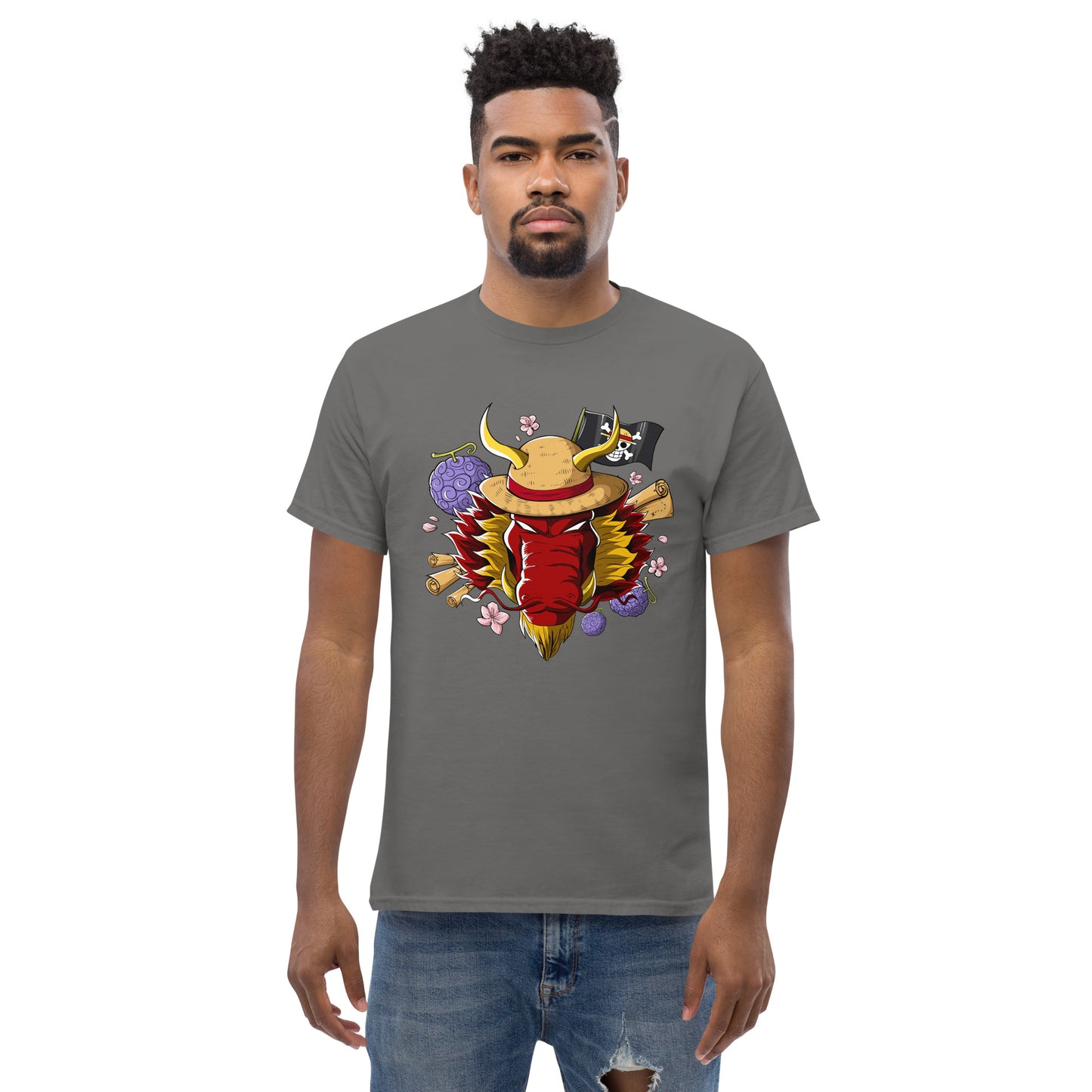 Red Luffy Dragon T-Shirt