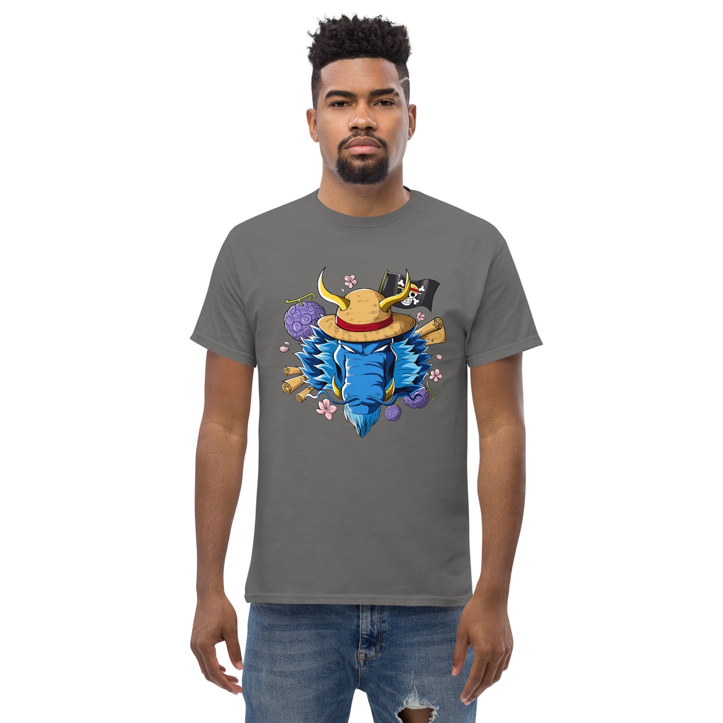 Blue Luffy Dragon T-Shirt