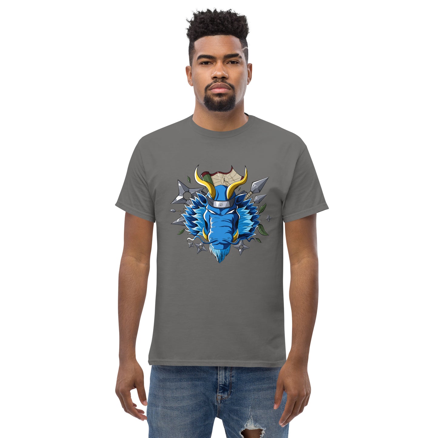 Blue Naruto Dragon T-Shirt