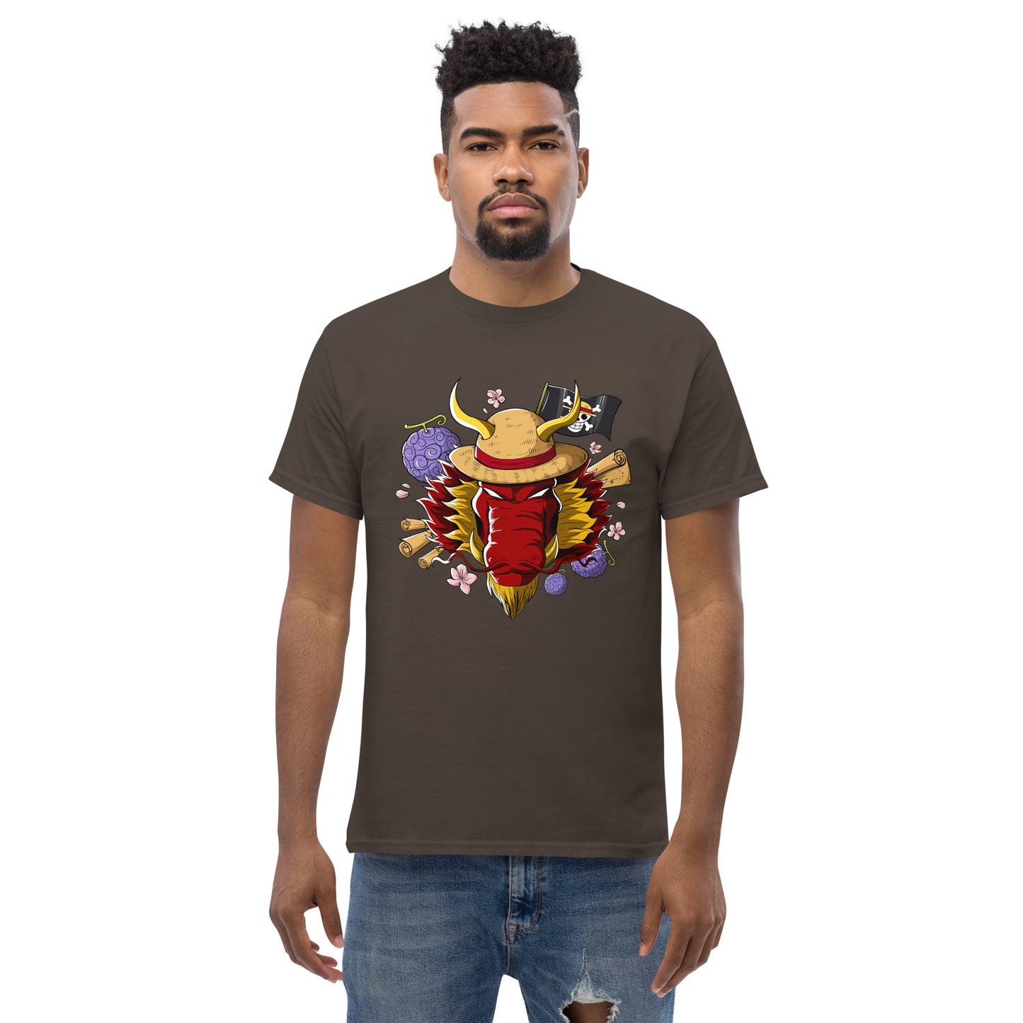 Red Luffy Dragon T-Shirt