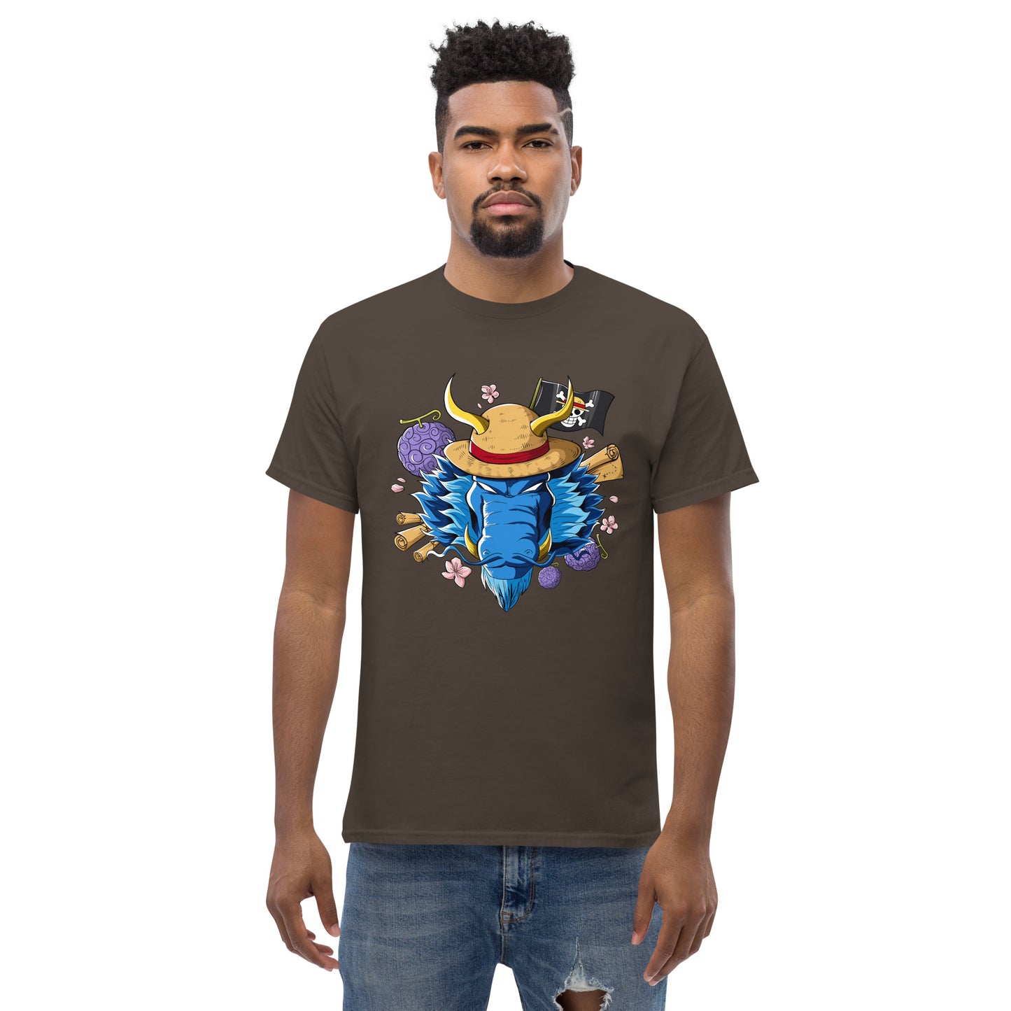 Blue Luffy Dragon T-Shirt