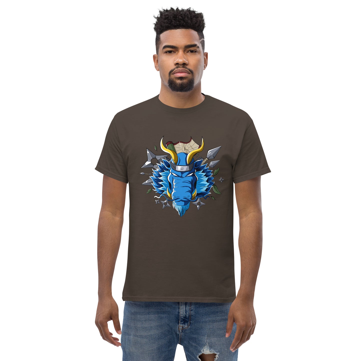 Blue Naruto Dragon T-Shirt