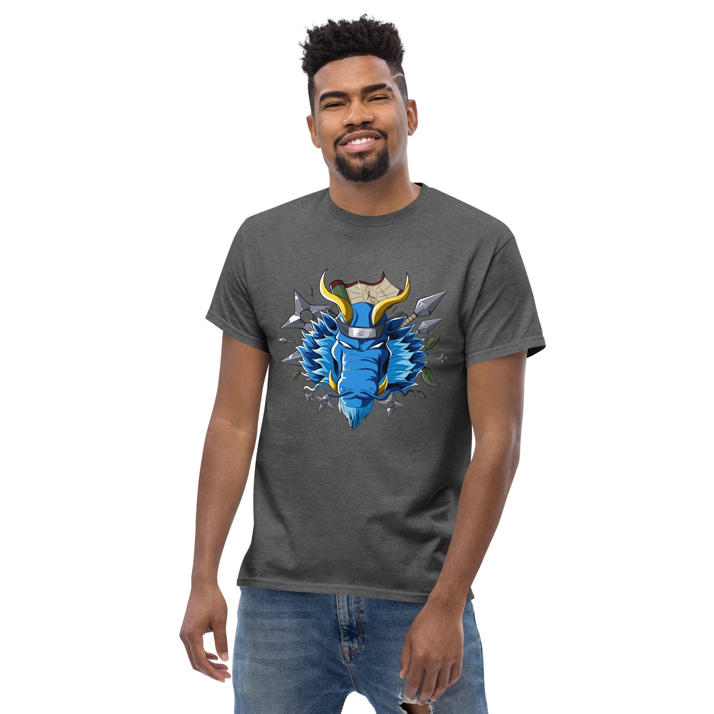 Blue Naruto Dragon T-Shirt