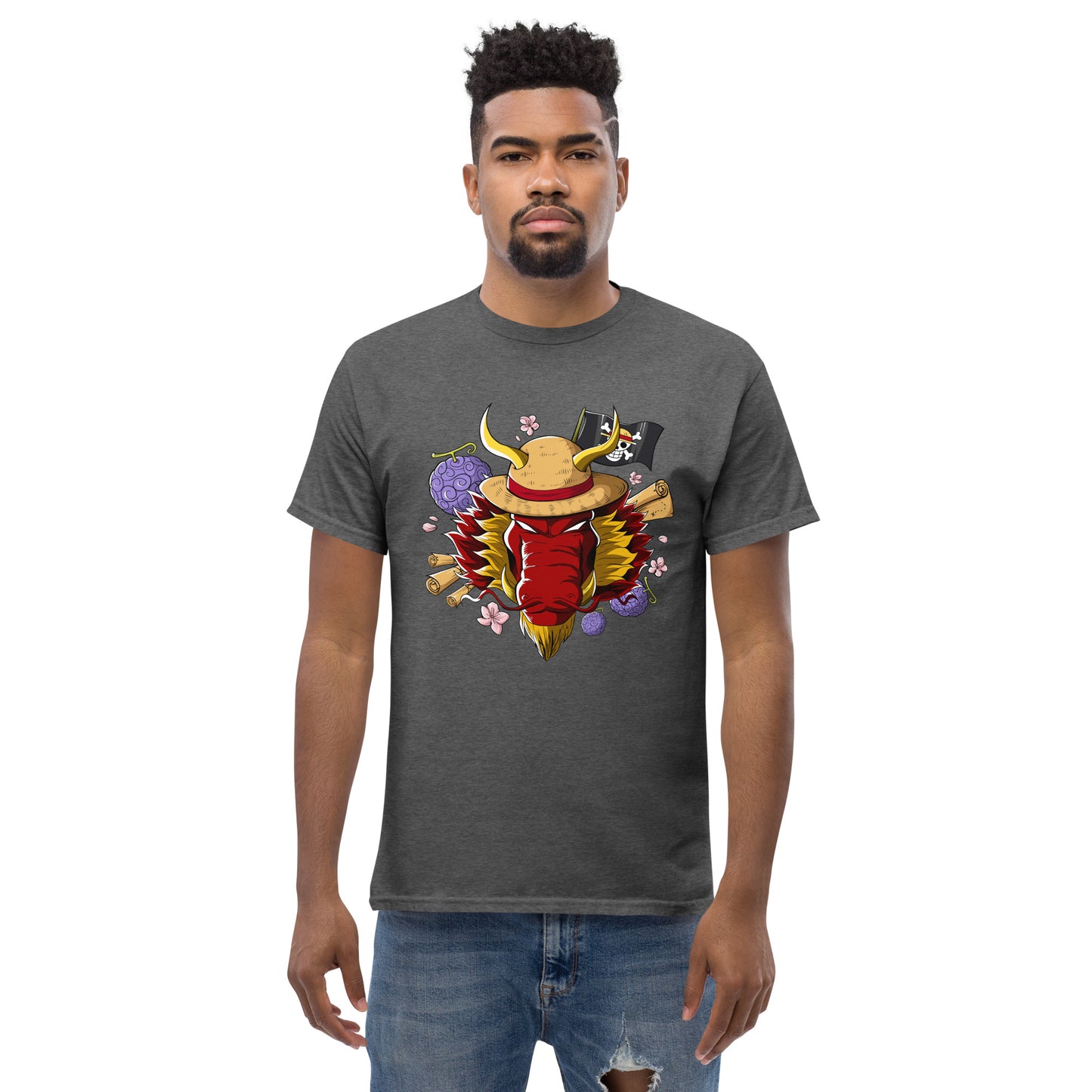 Red Luffy Dragon T-Shirt