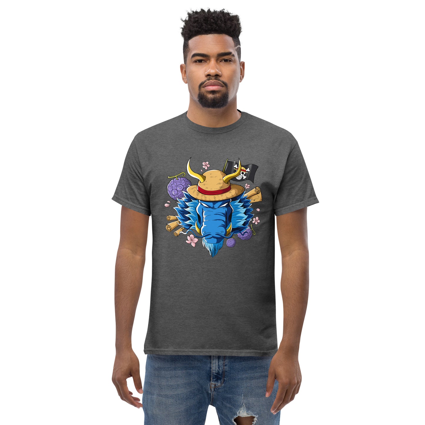 Blue Luffy Dragon T-Shirt