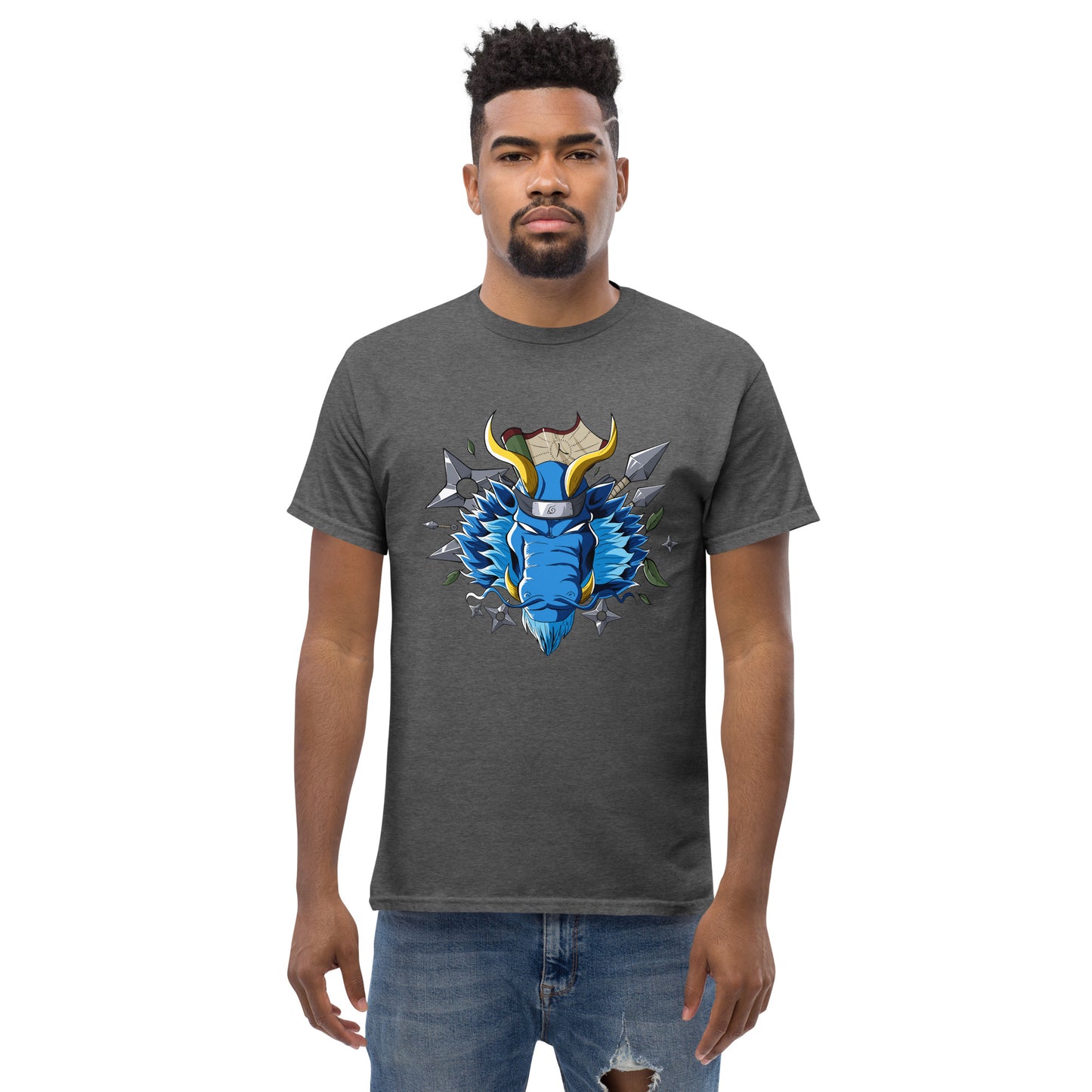 Blue Naruto Dragon T-Shirt