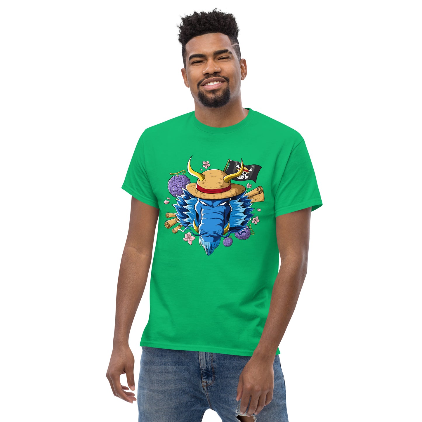 Blue Luffy Dragon T-Shirt