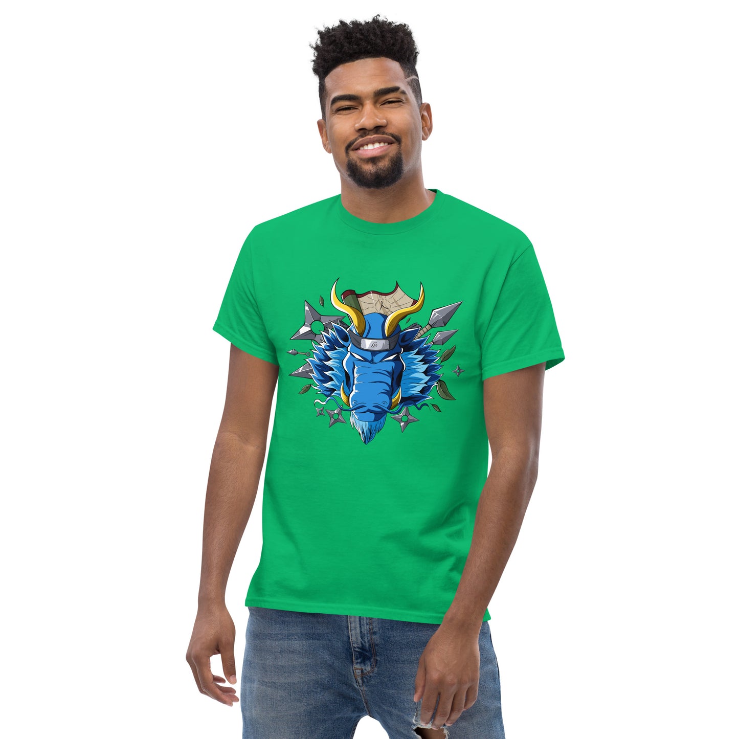 Blue Naruto Dragon T-Shirt