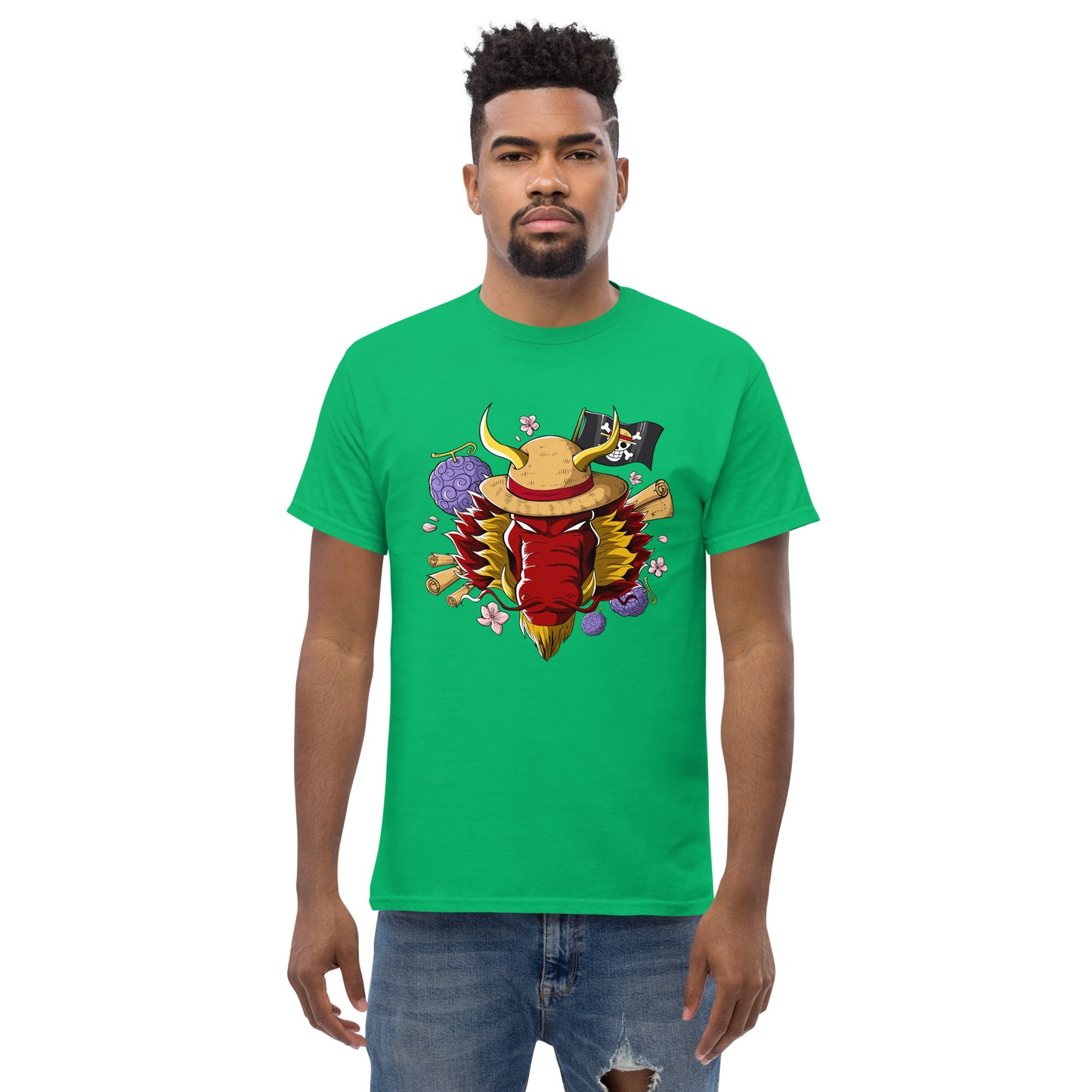 Red Luffy Dragon T-Shirt