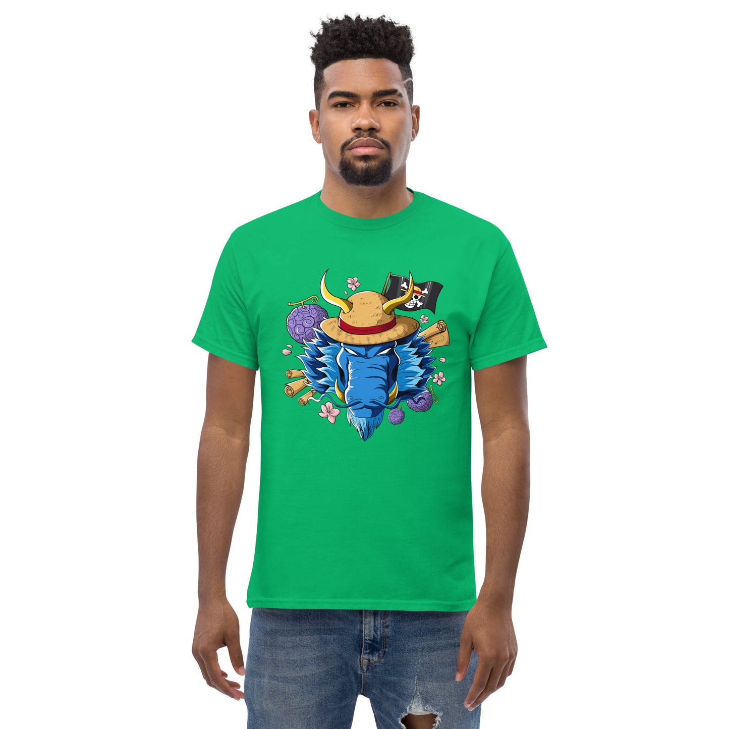 Blue Luffy Dragon T-Shirt