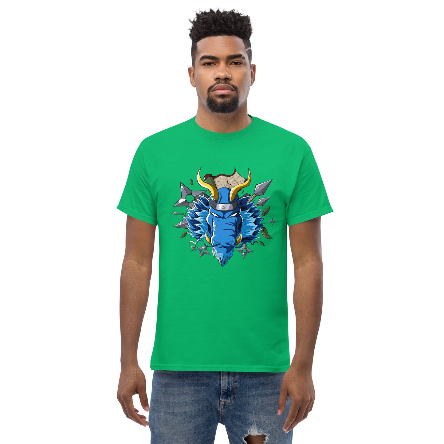 Blue Naruto Dragon T-Shirt