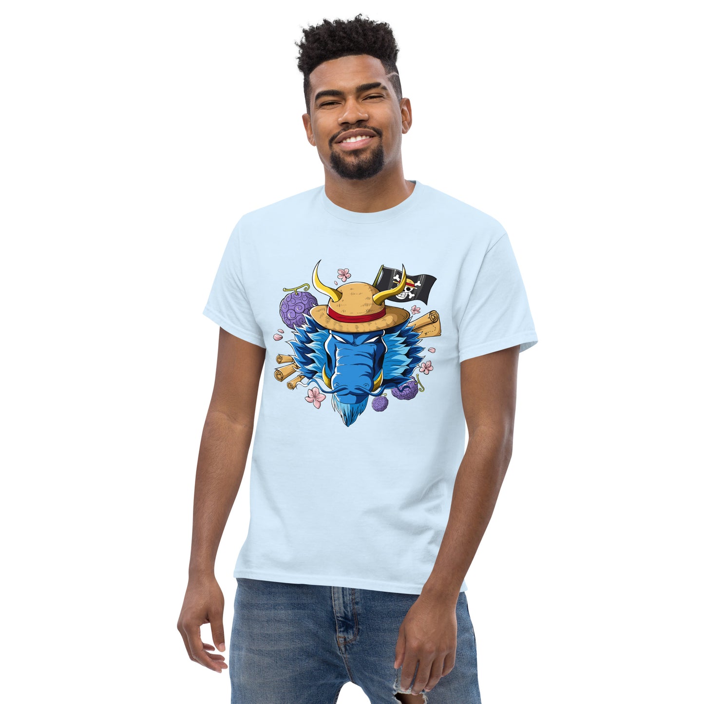 Blue Luffy Dragon T-Shirt