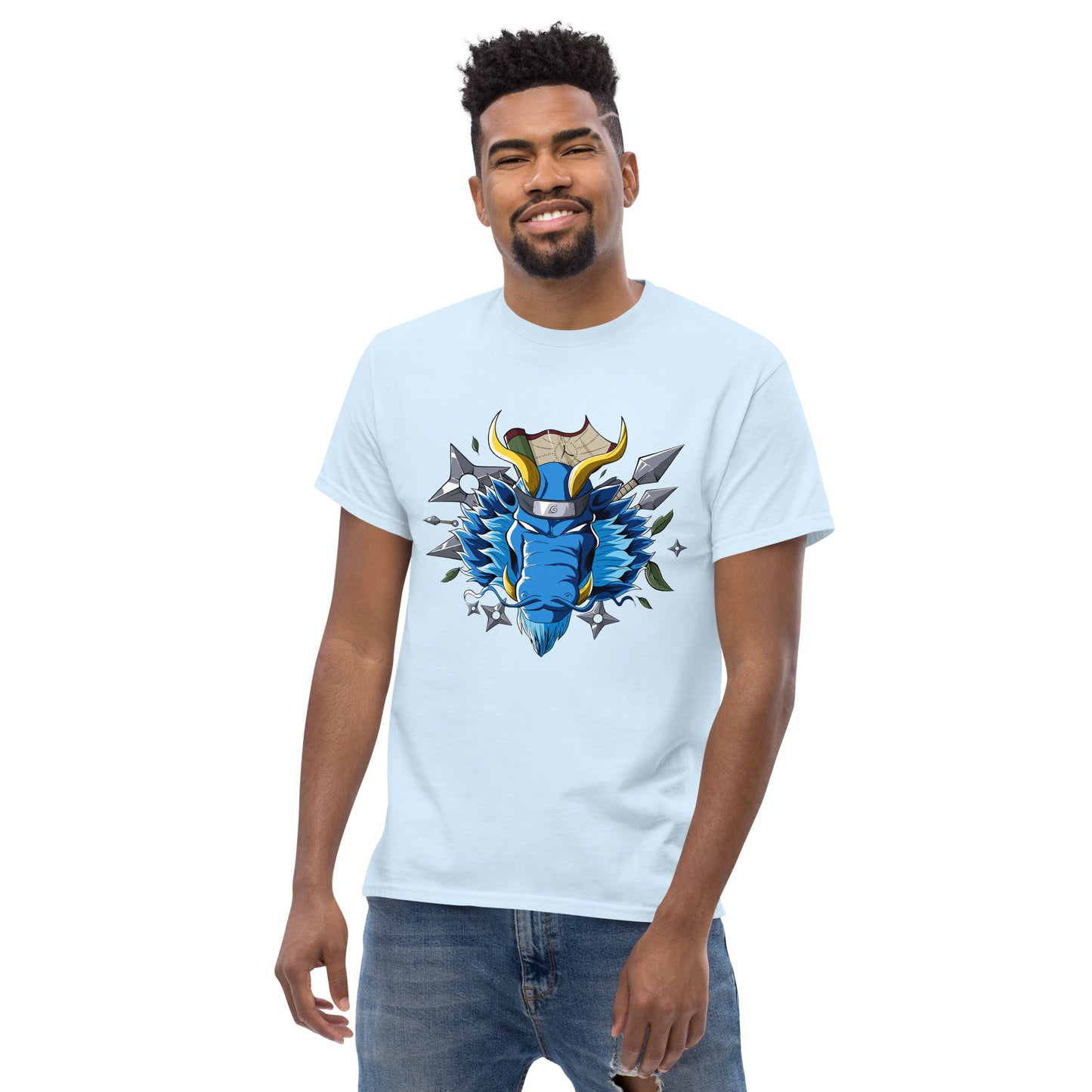 Blue Naruto Dragon T-Shirt