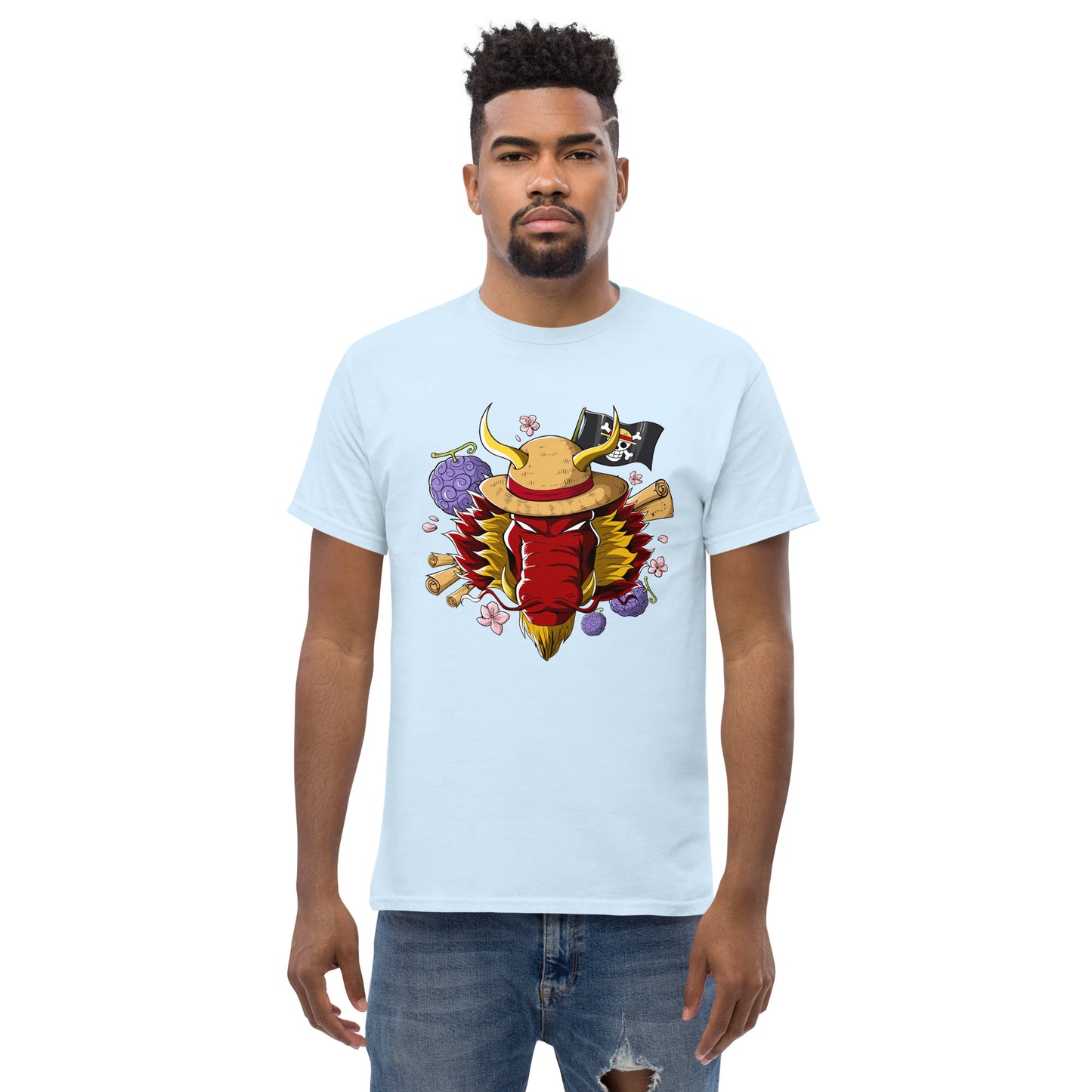 Red Luffy Dragon T-Shirt