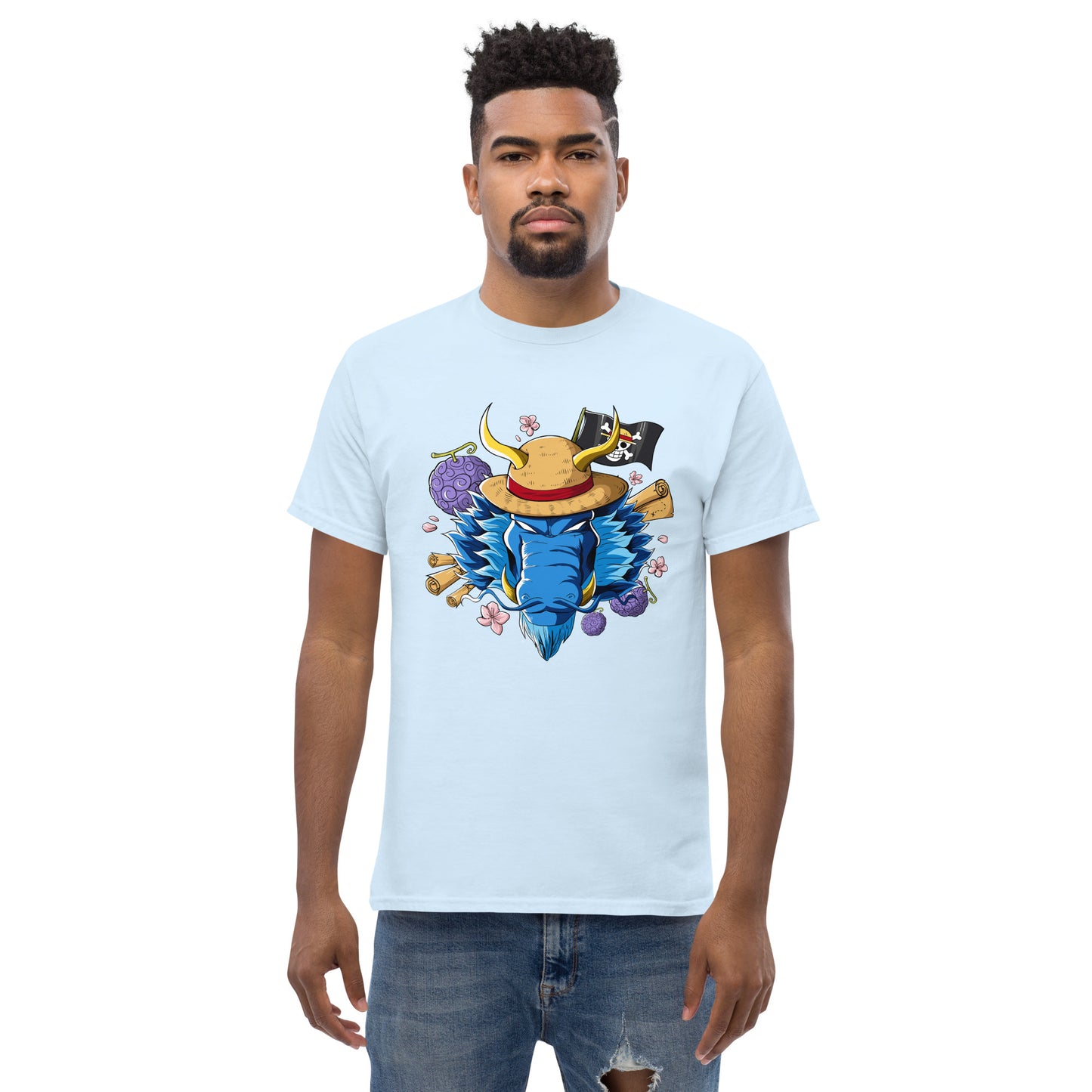 Blue Luffy Dragon T-Shirt