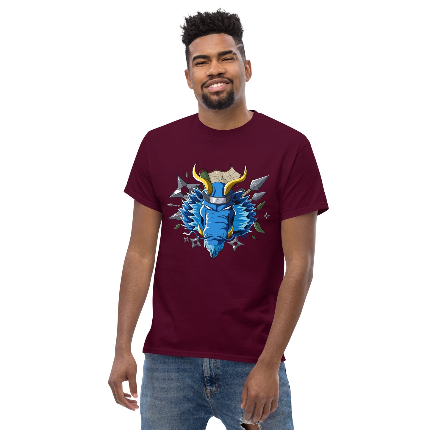 Blue Naruto Dragon T-Shirt