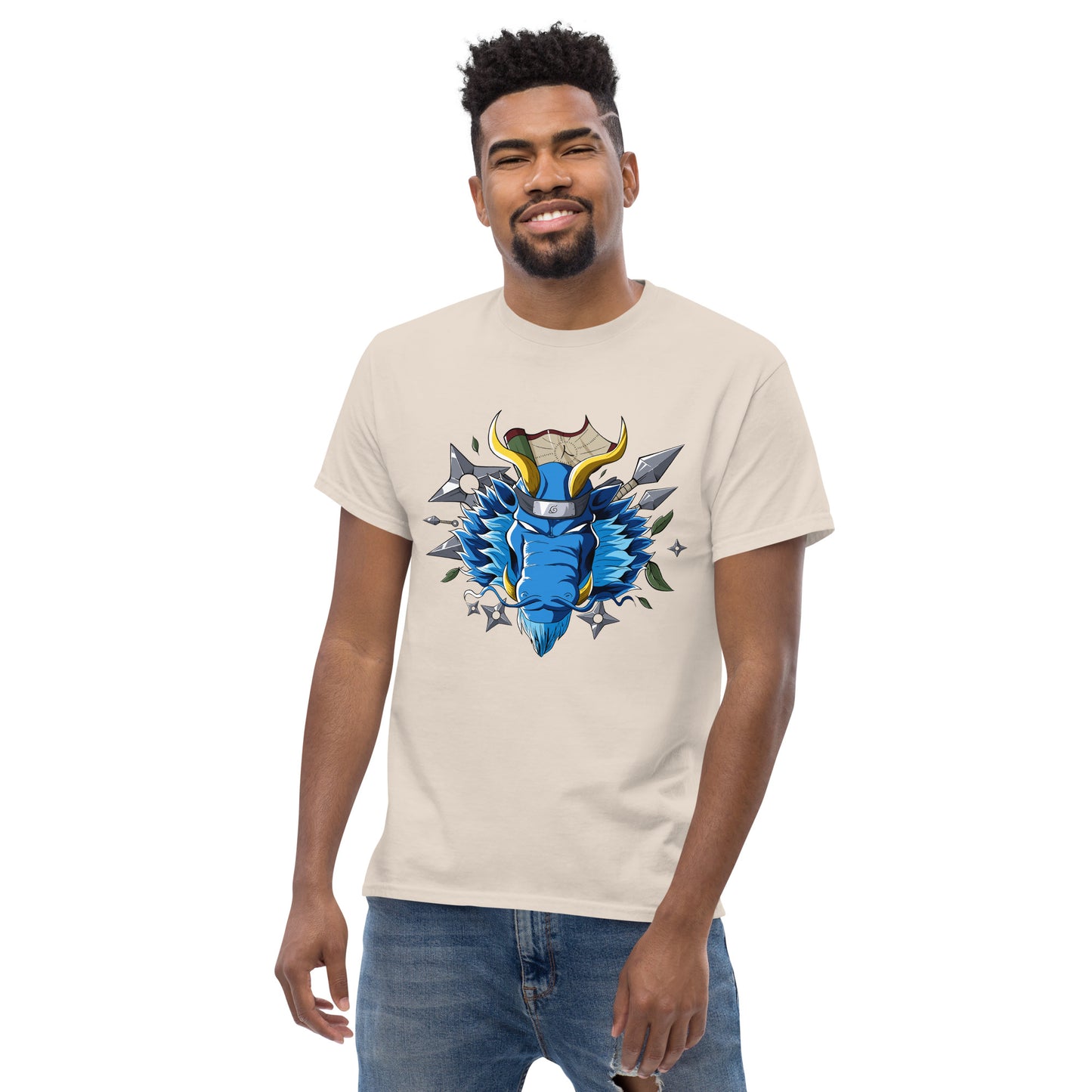 Blue Naruto Dragon T-Shirt