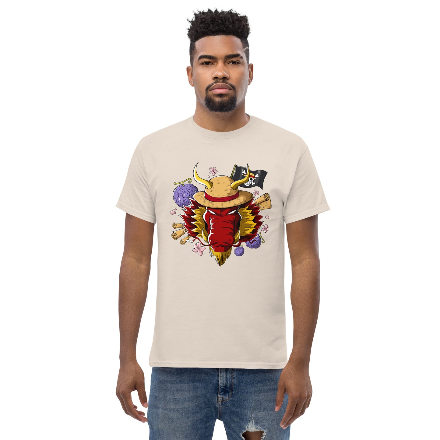 Red Luffy Dragon T-Shirt