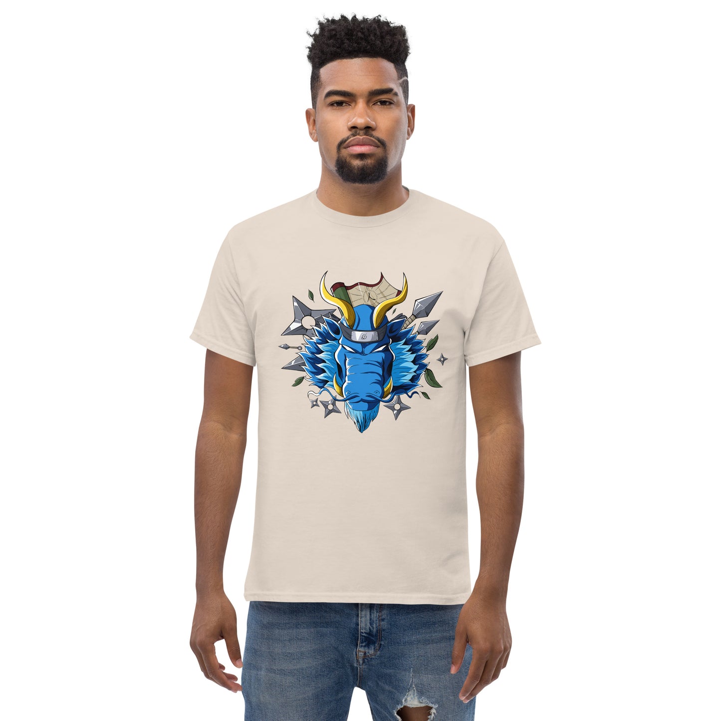 Blue Naruto Dragon T-Shirt