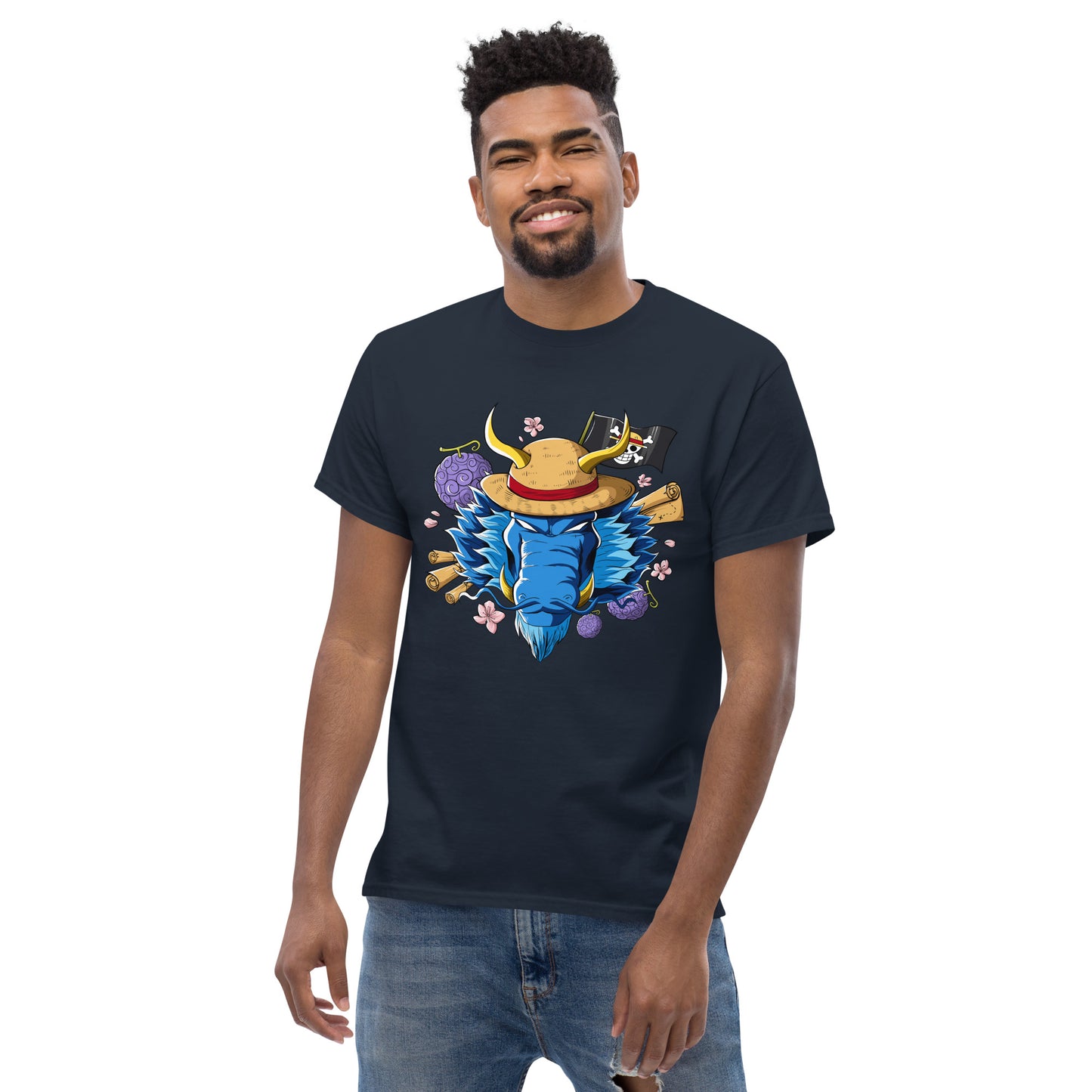 Blue Luffy Dragon T-Shirt