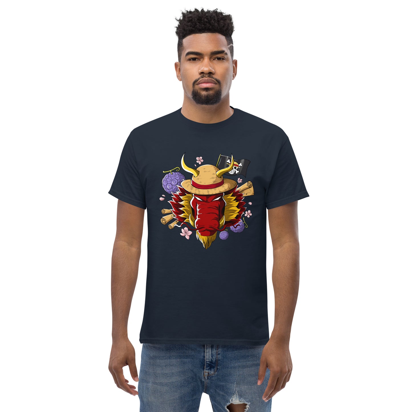 Red Luffy Dragon T-Shirt