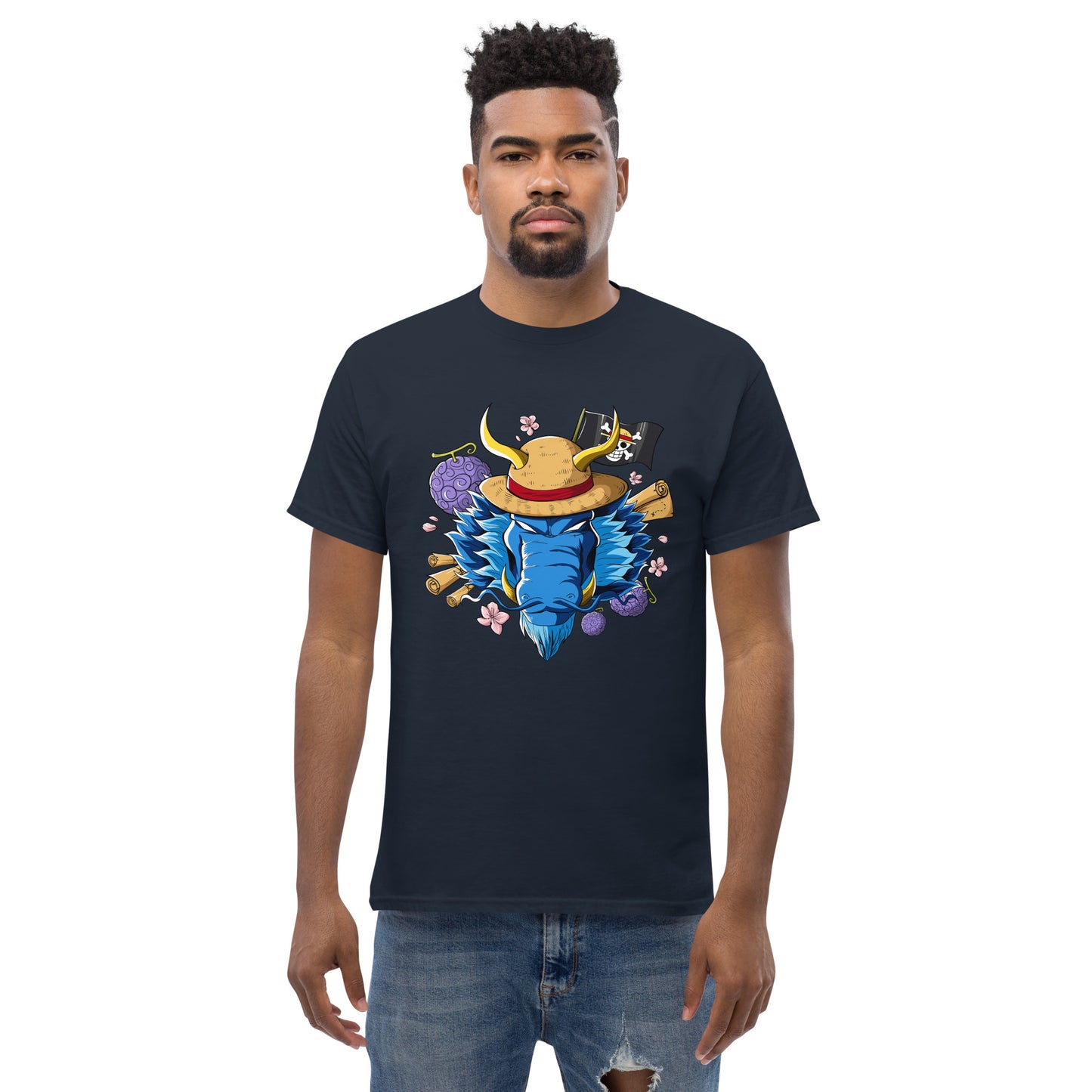 Blue Luffy Dragon T-Shirt