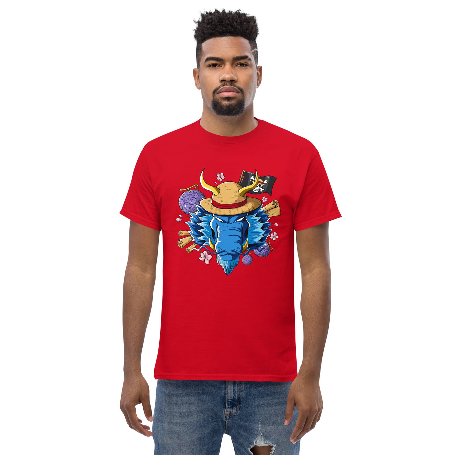 Blue Luffy Dragon T-Shirt