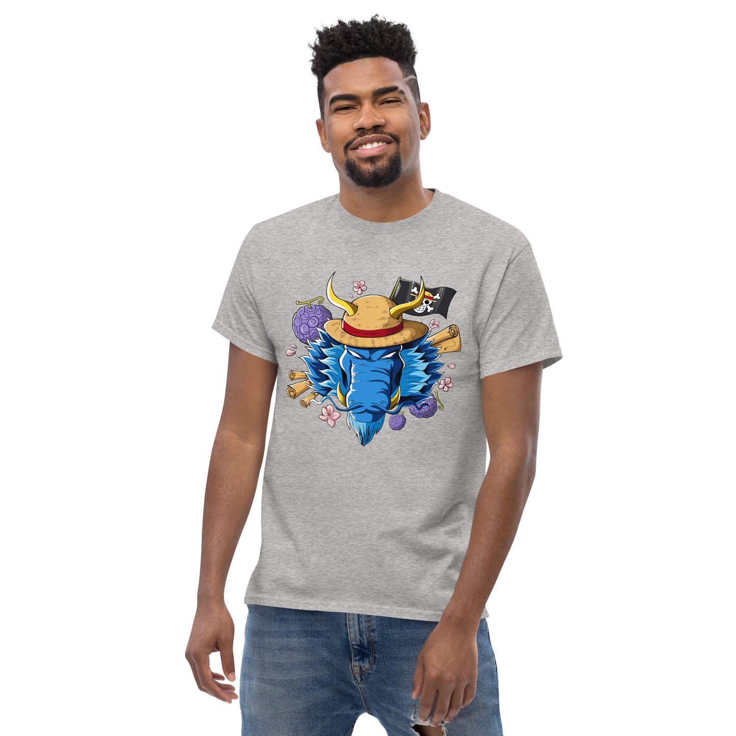 Blue Luffy Dragon T-Shirt