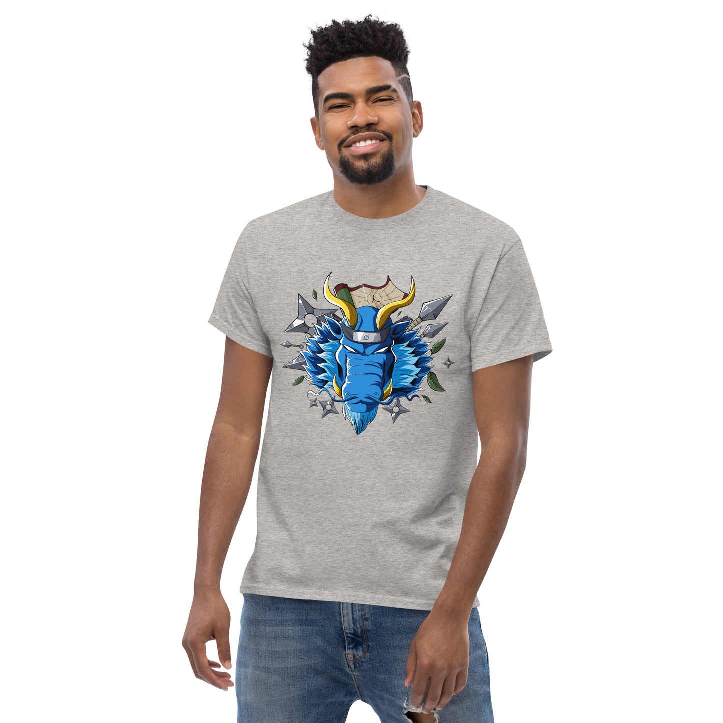 Blue Naruto Dragon T-Shirt