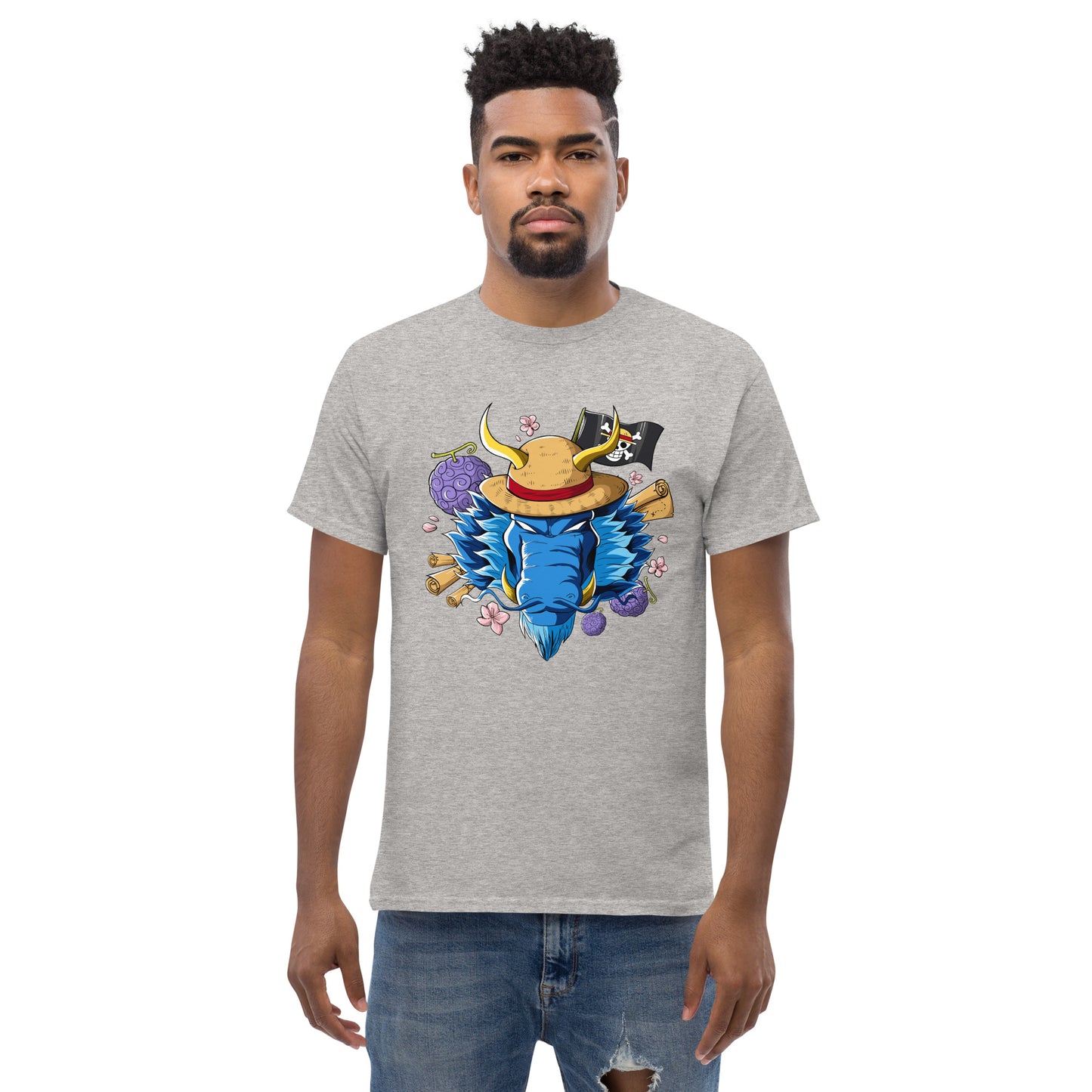 Blue Luffy Dragon T-Shirt