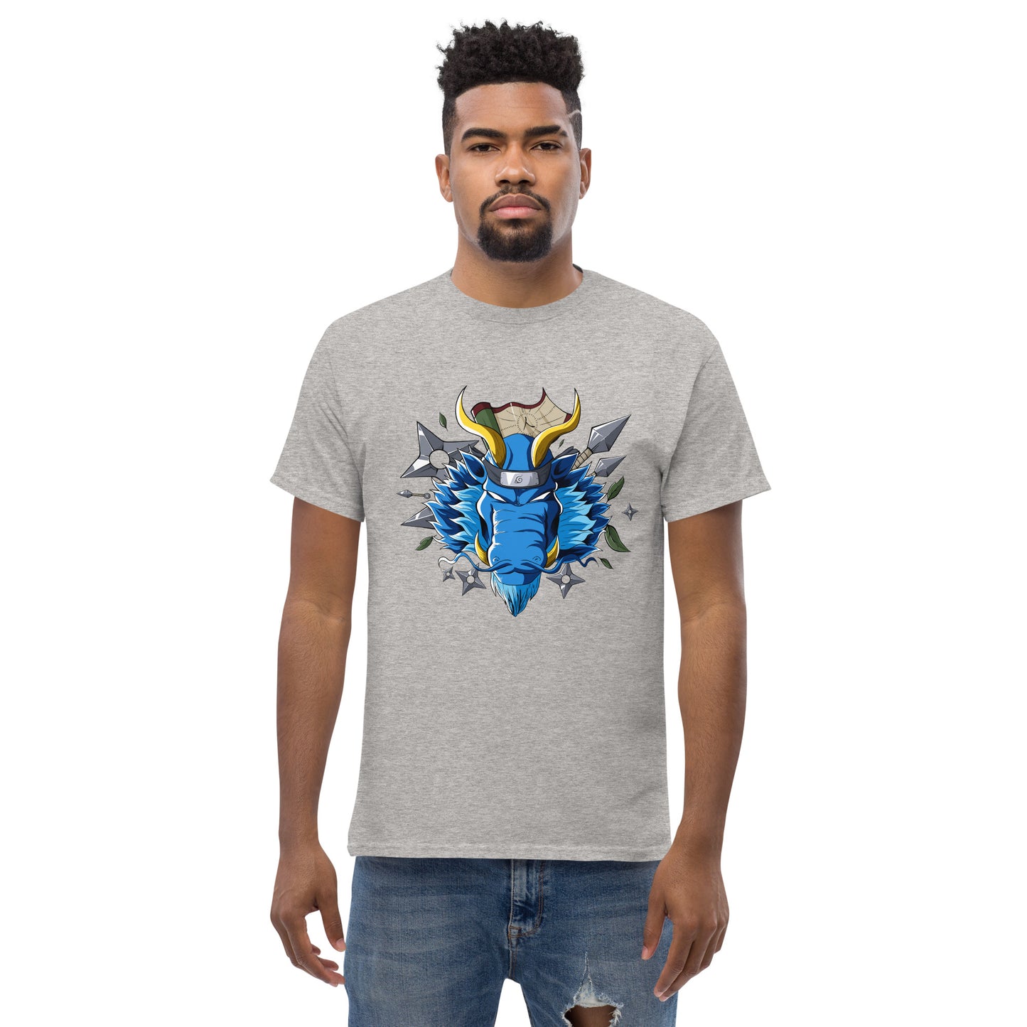 Blue Naruto Dragon T-Shirt