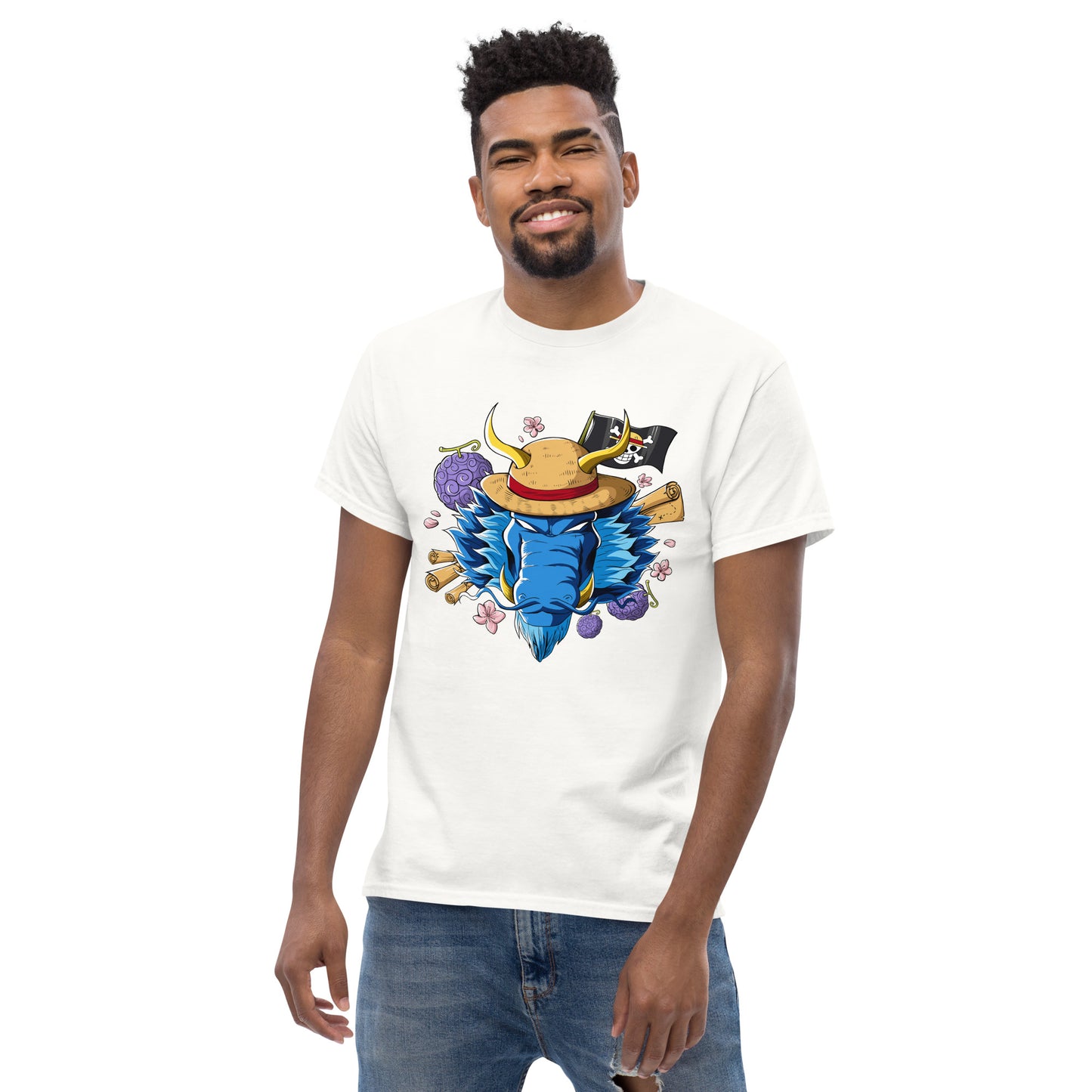 Blue Luffy Dragon T-Shirt