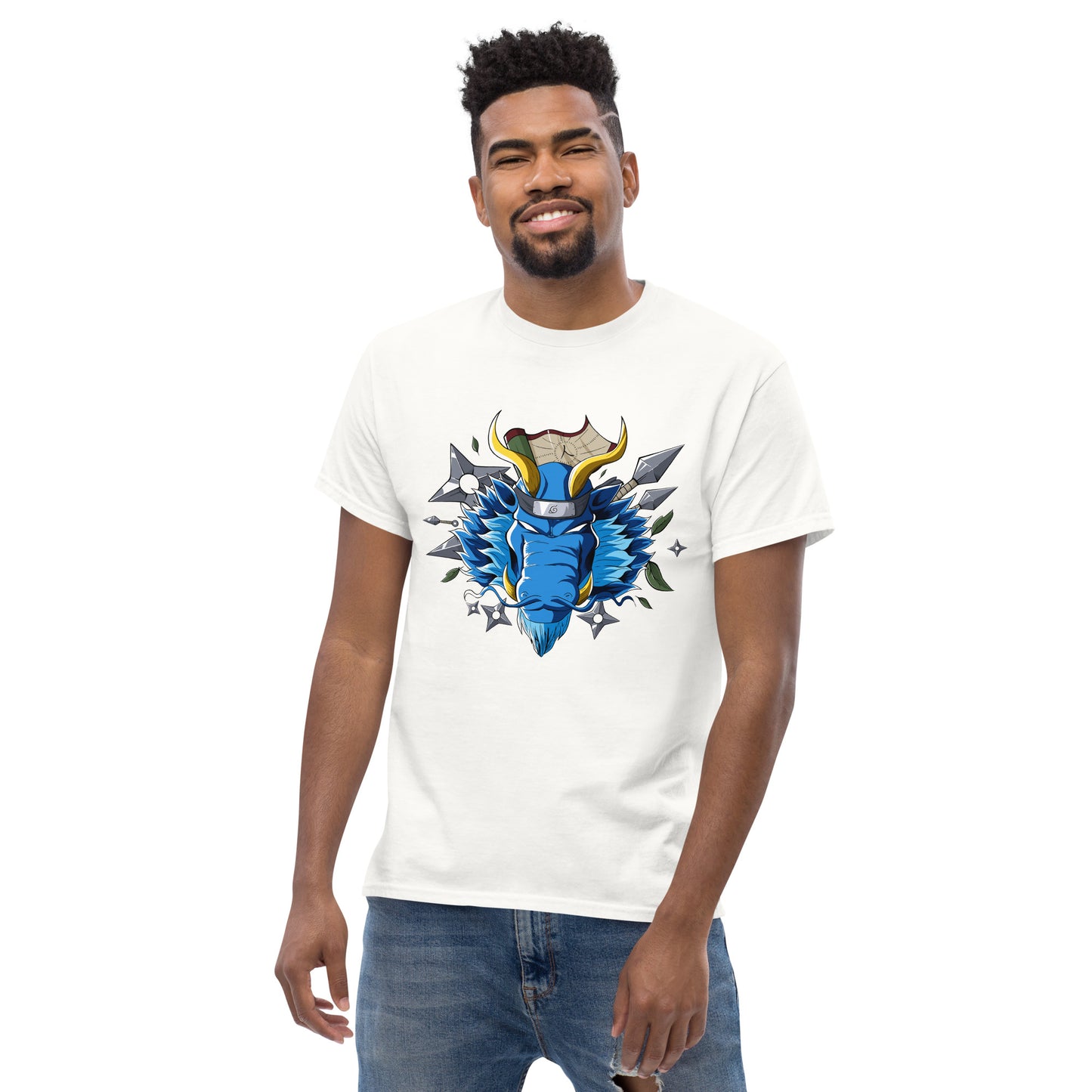 Blue Naruto Dragon T-Shirt