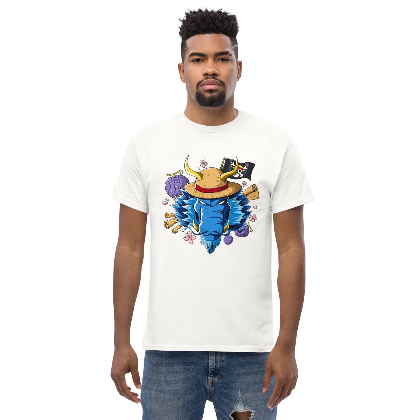 Blue Luffy Dragon T-Shirt