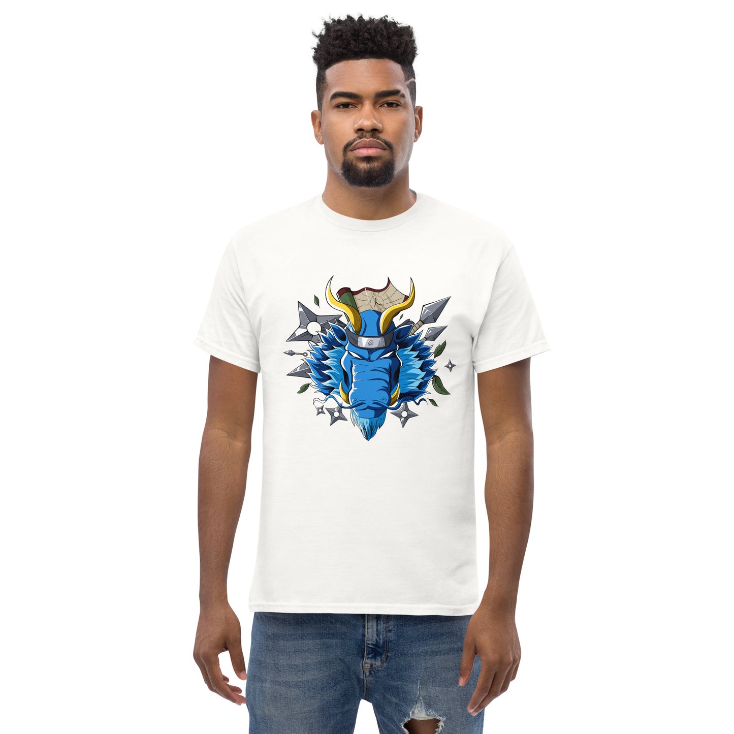 Blue Naruto Dragon T-Shirt