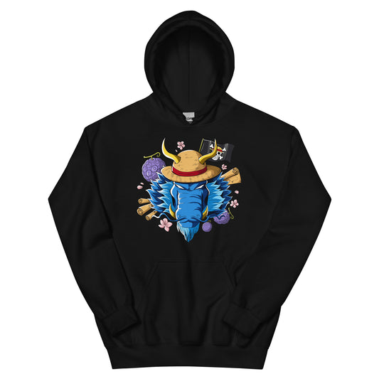 Blue Luffy Dragon Hoodie