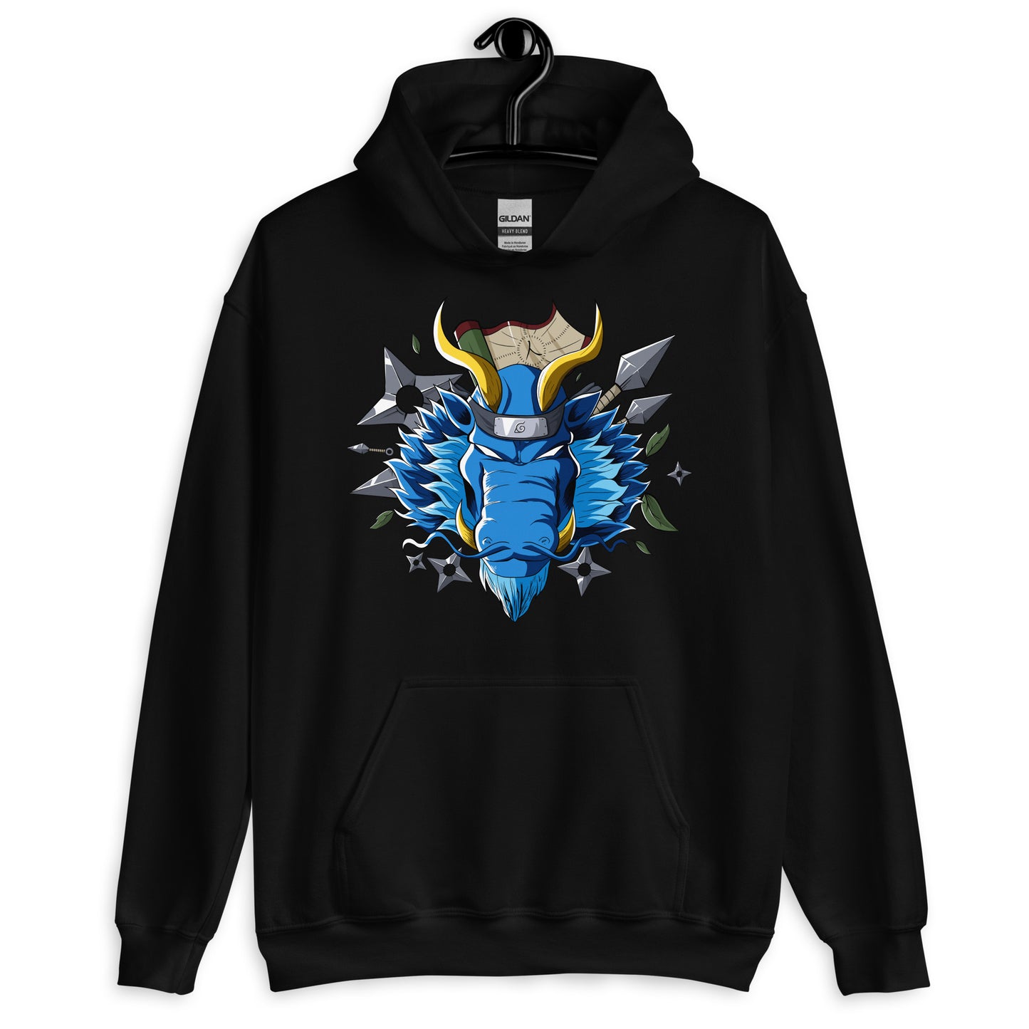 Blue Naruto Dragon Hoodie