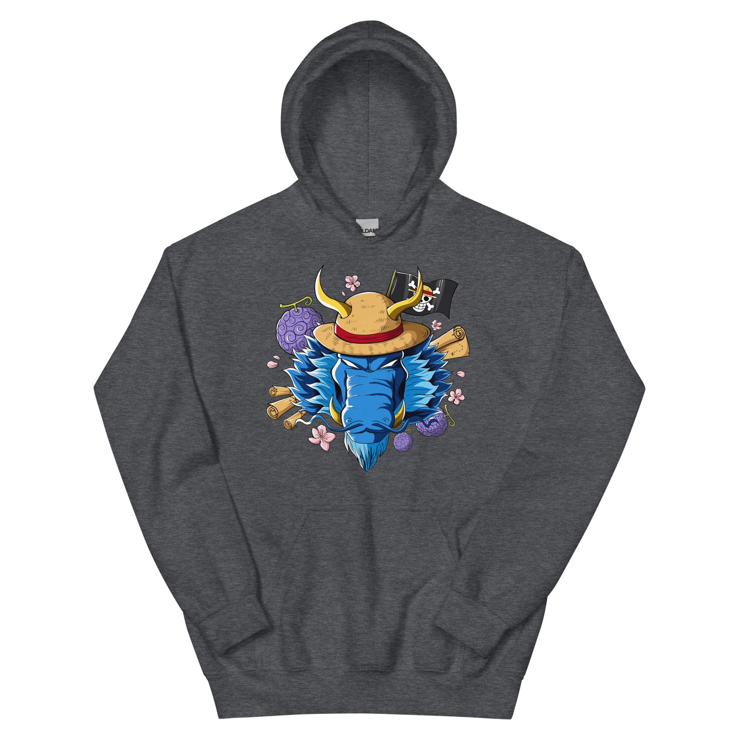 Blue Luffy Dragon Hoodie