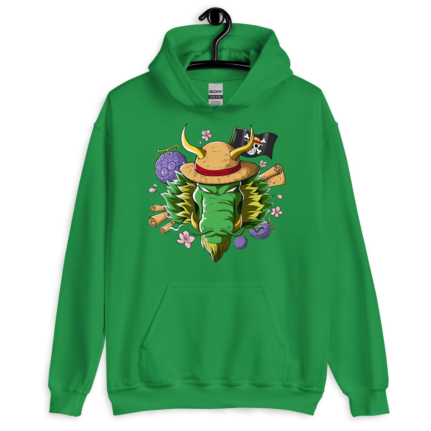 Green Luffy Dragon Hoodie