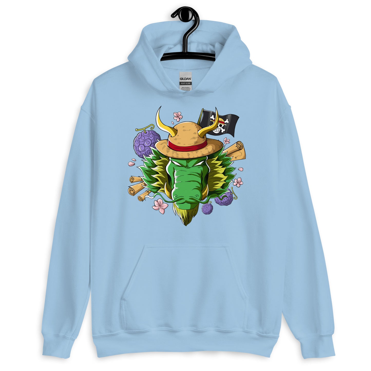 Green Luffy Dragon Hoodie